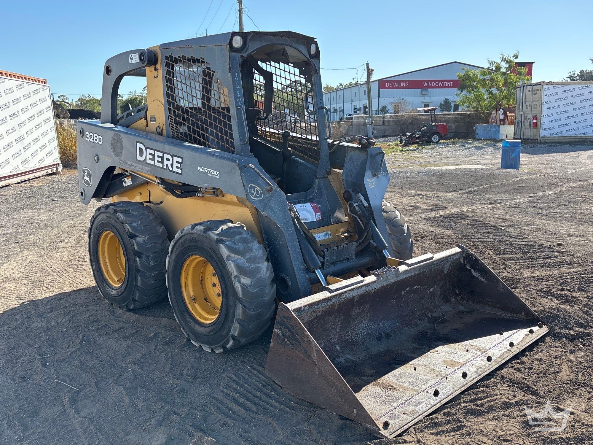 2012 John Deere 328D Compact Wheel Loader Skid Steer (A61572)
