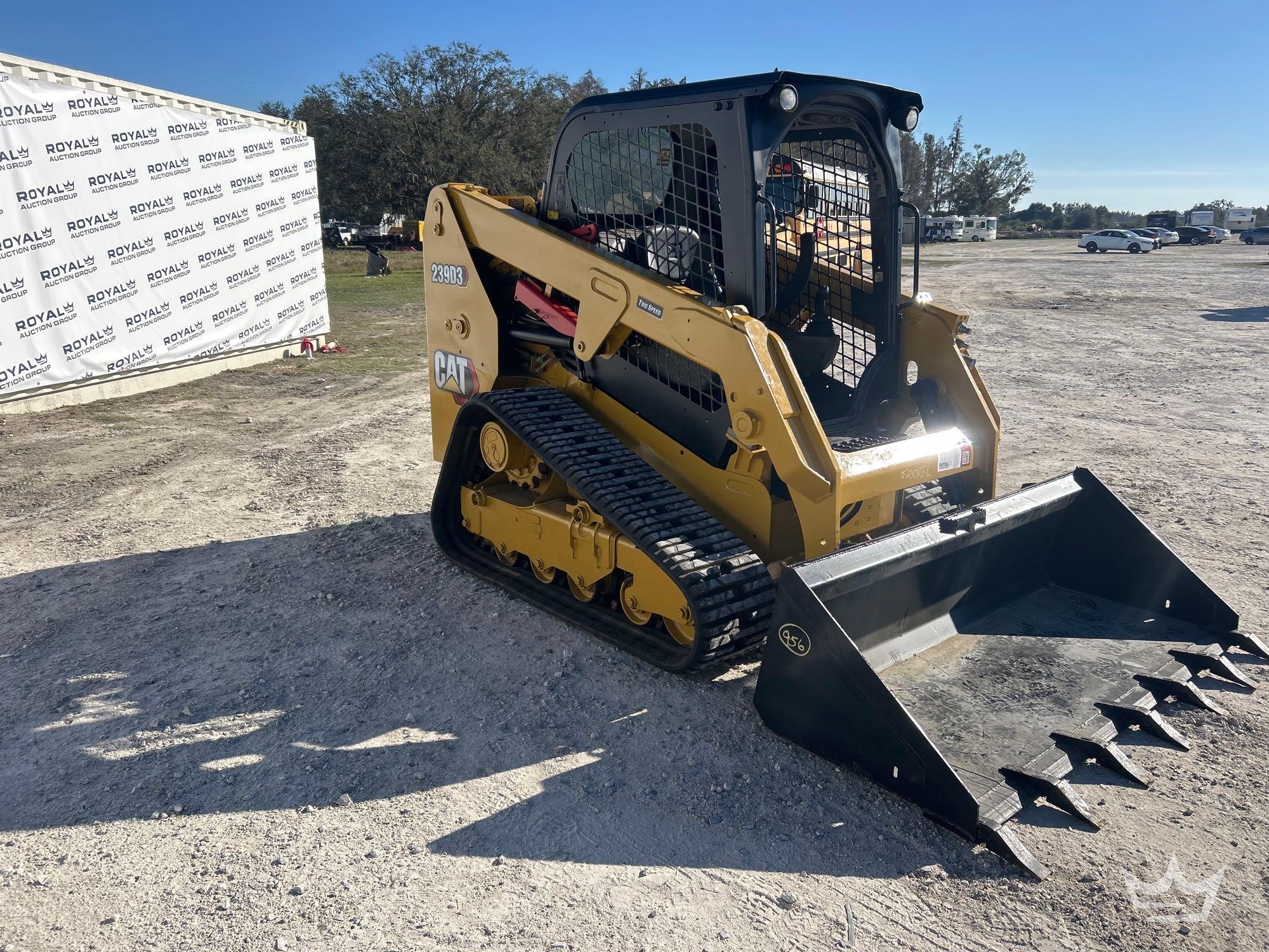 2019 Caterpillar 239D3 Compact Track Loader Skid Steer (A59228)