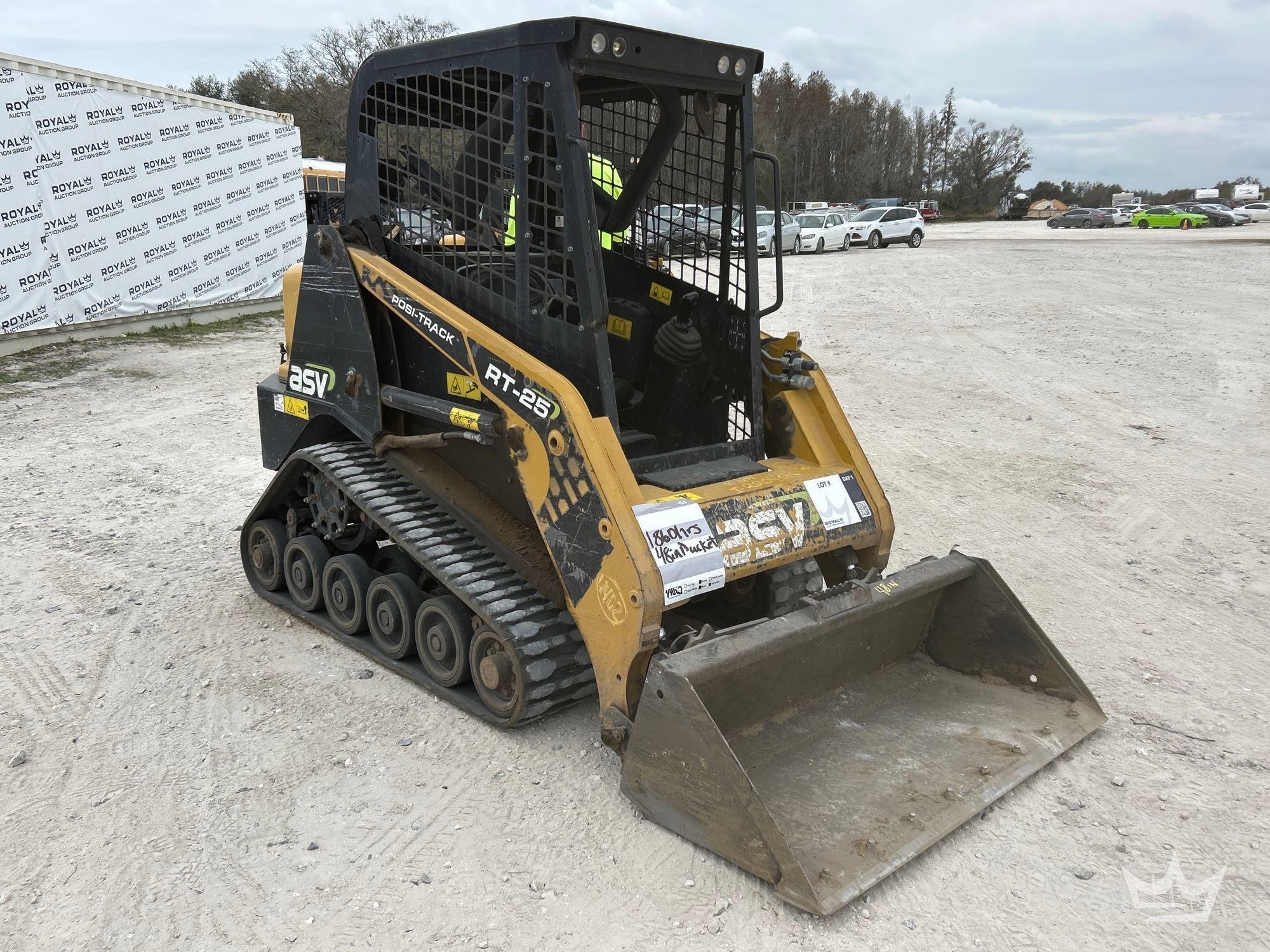 2021 ASV RT-25 Posi-Track Compact Track Loader Skid Steer (A61572)