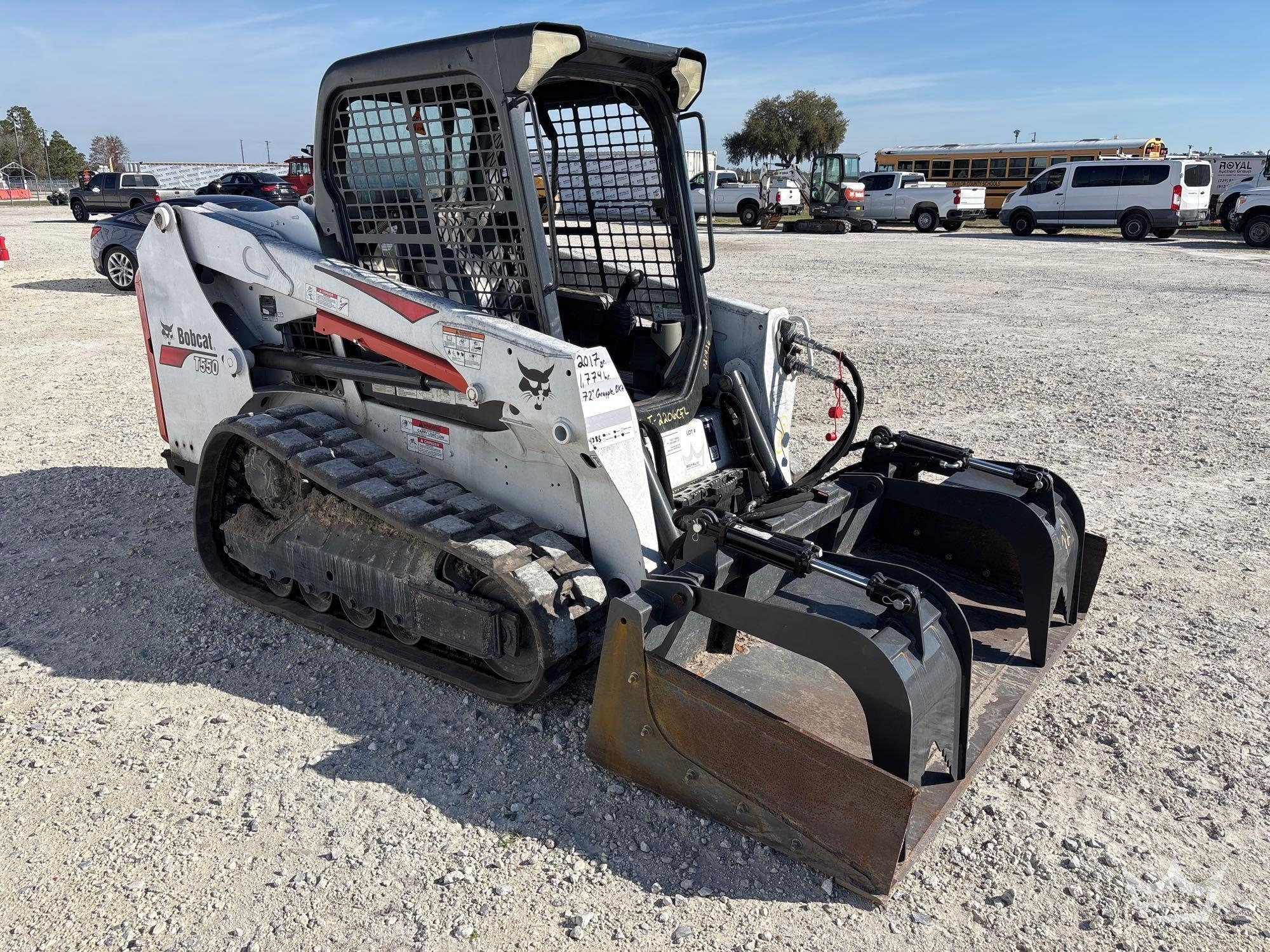 2017 Bobcat T550 Compact Track Loader Skid Steer (A61572)