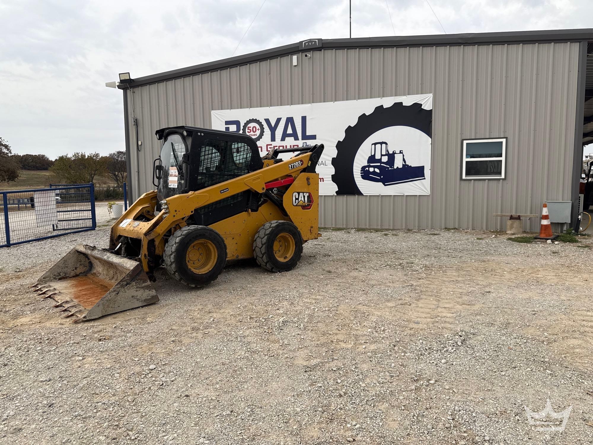 2021 Caterpillar 272D3XE Compact Wheel Loader Skid Steer (A55973)