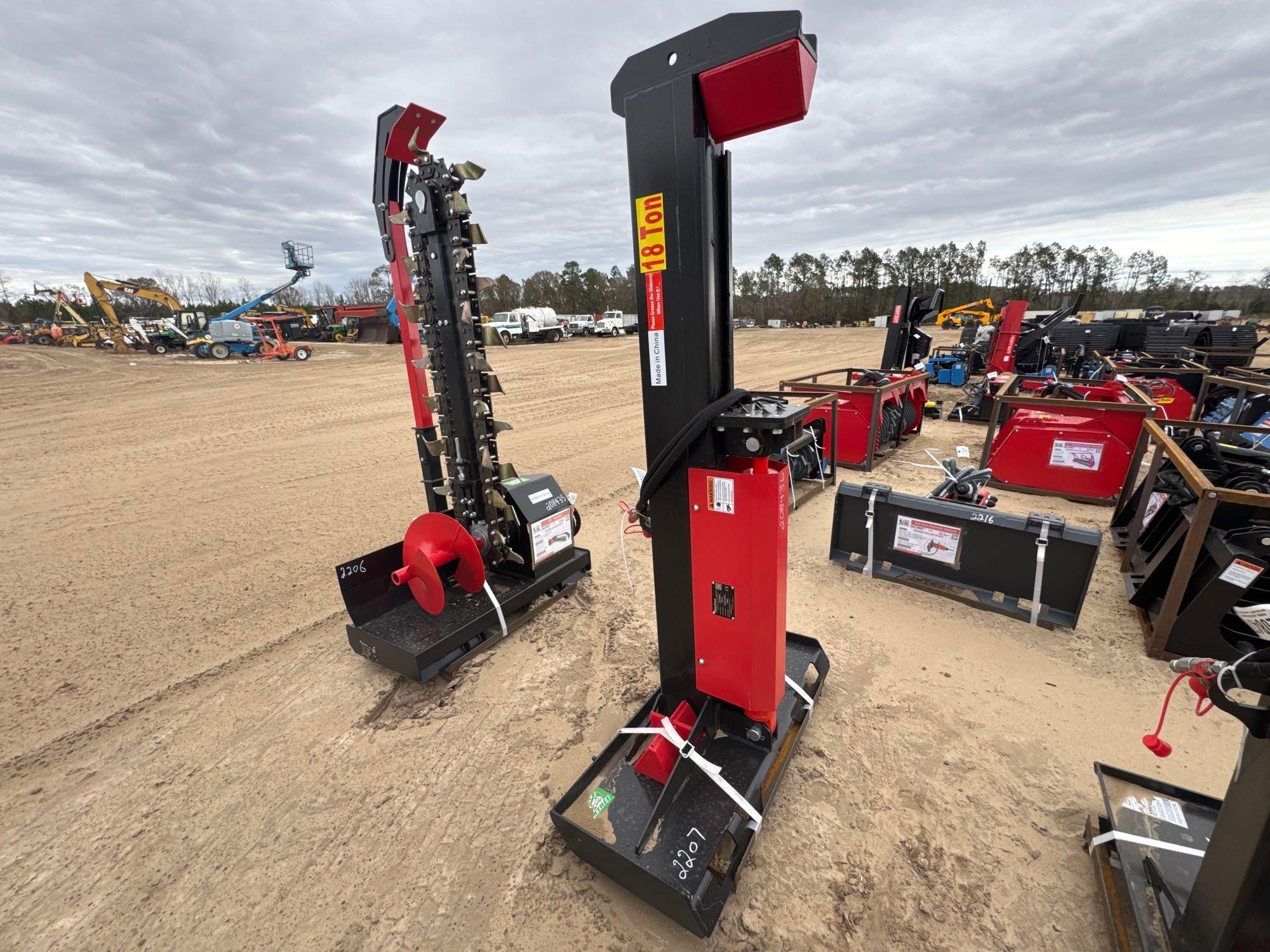 UNUSED RAYTREE RMLS18T-18 TON HYD LOG SPLITTER (A60432)