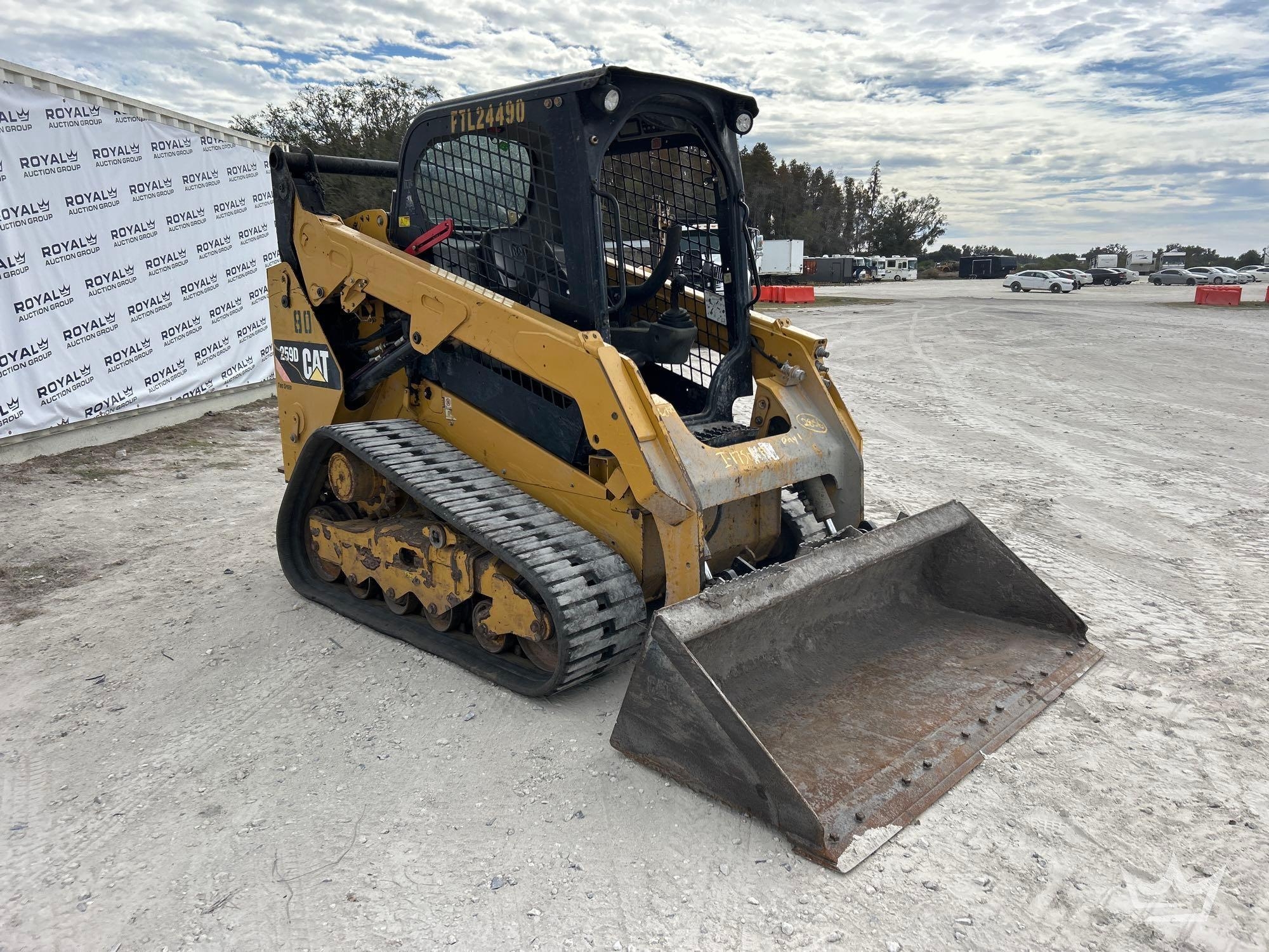 2019 Caterpillar 259D Compact Track Loader Skid Steer (A59228)