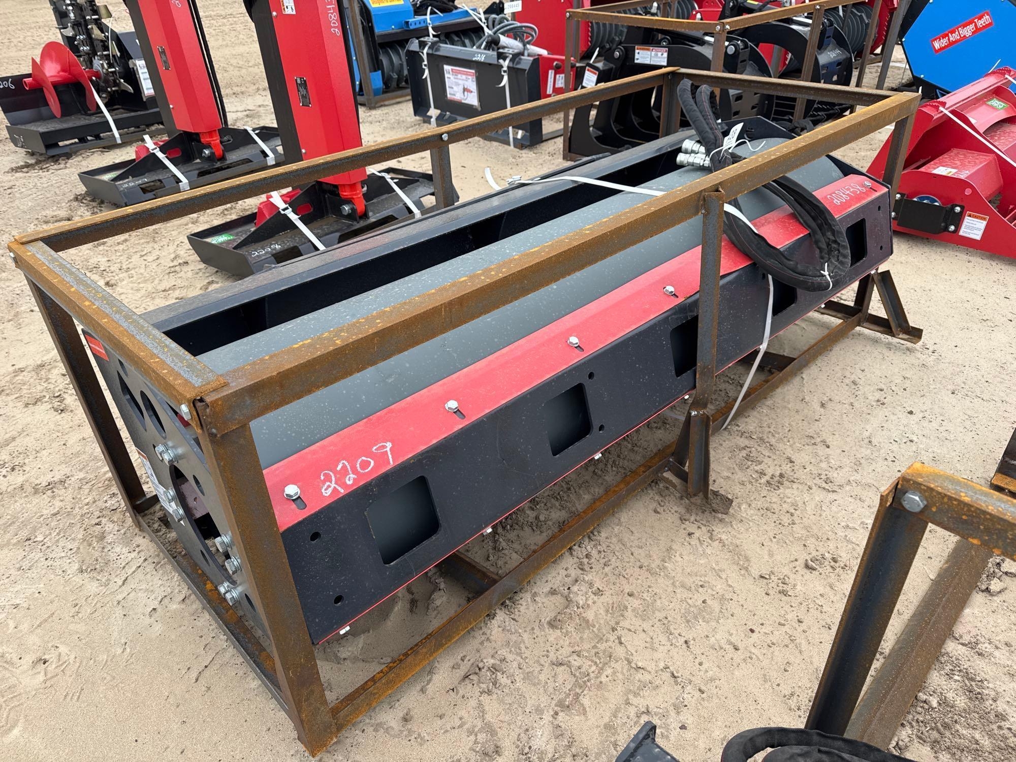 UNUSED RAYTREE RMVR76-76" HYD VIBRATORY ROLLER (A60432)