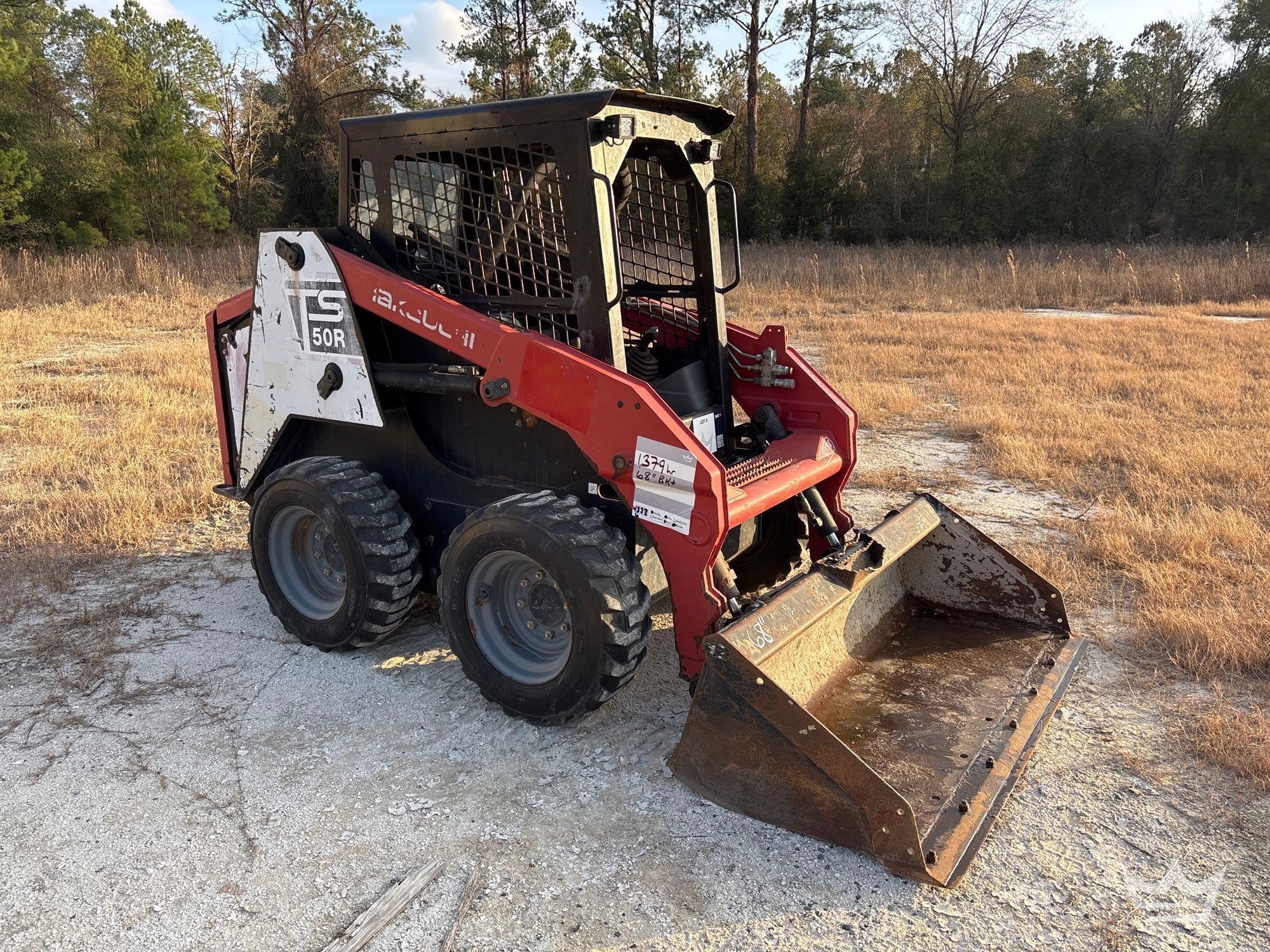 2014 Takeuchi TS50R Compact Wheel Loader Skid Steer (A61572)