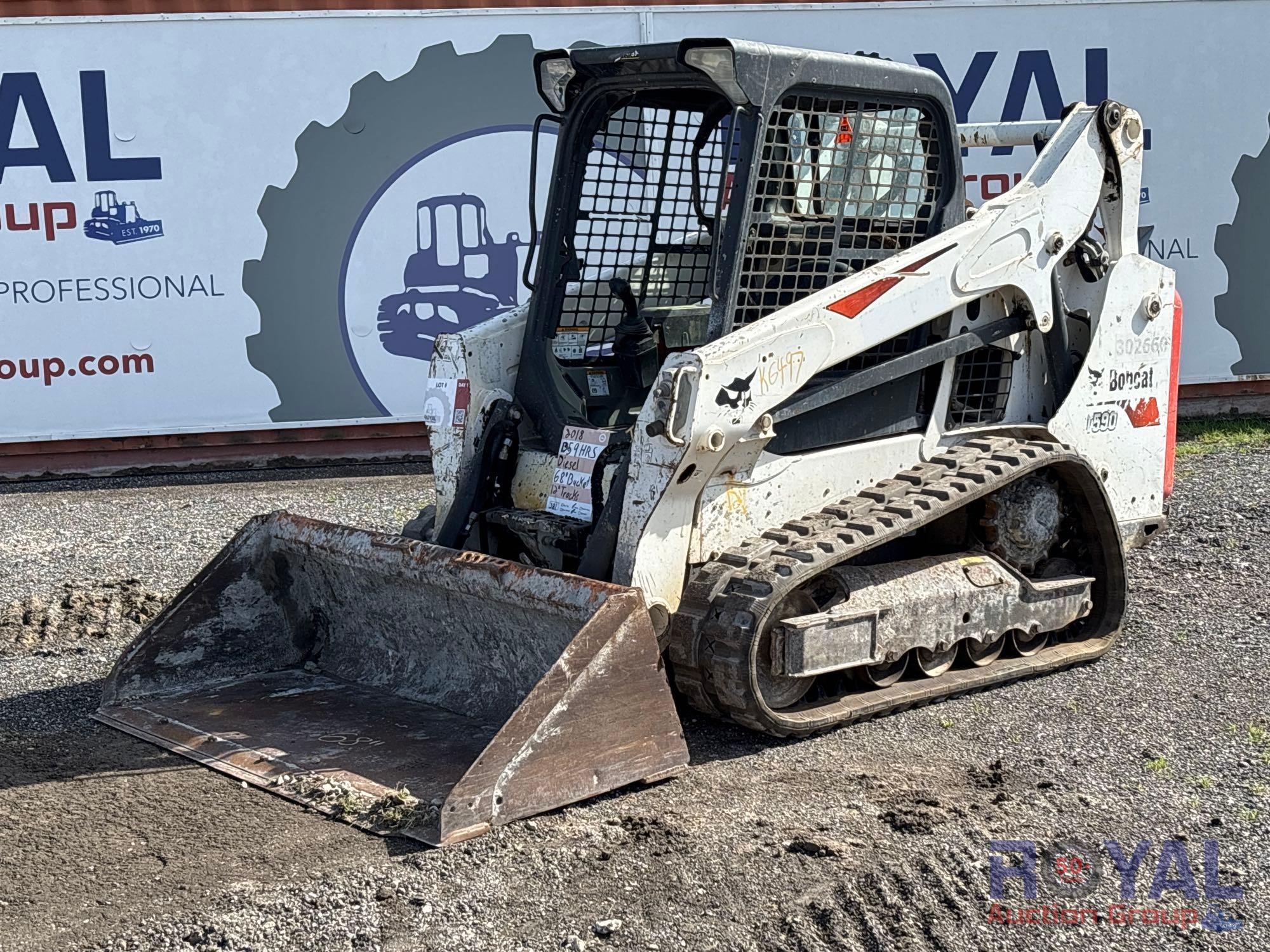 2018 Bobcat T590 Compact Track Loader Skid Steer (A50322)