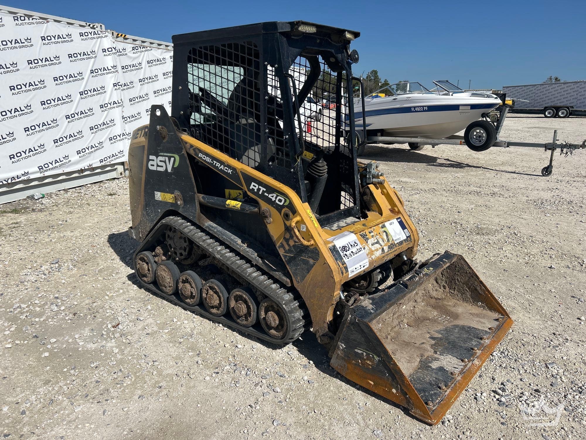 2021 ASV RT-40 Compact Track Loader Mini Skid Steer (A61572)