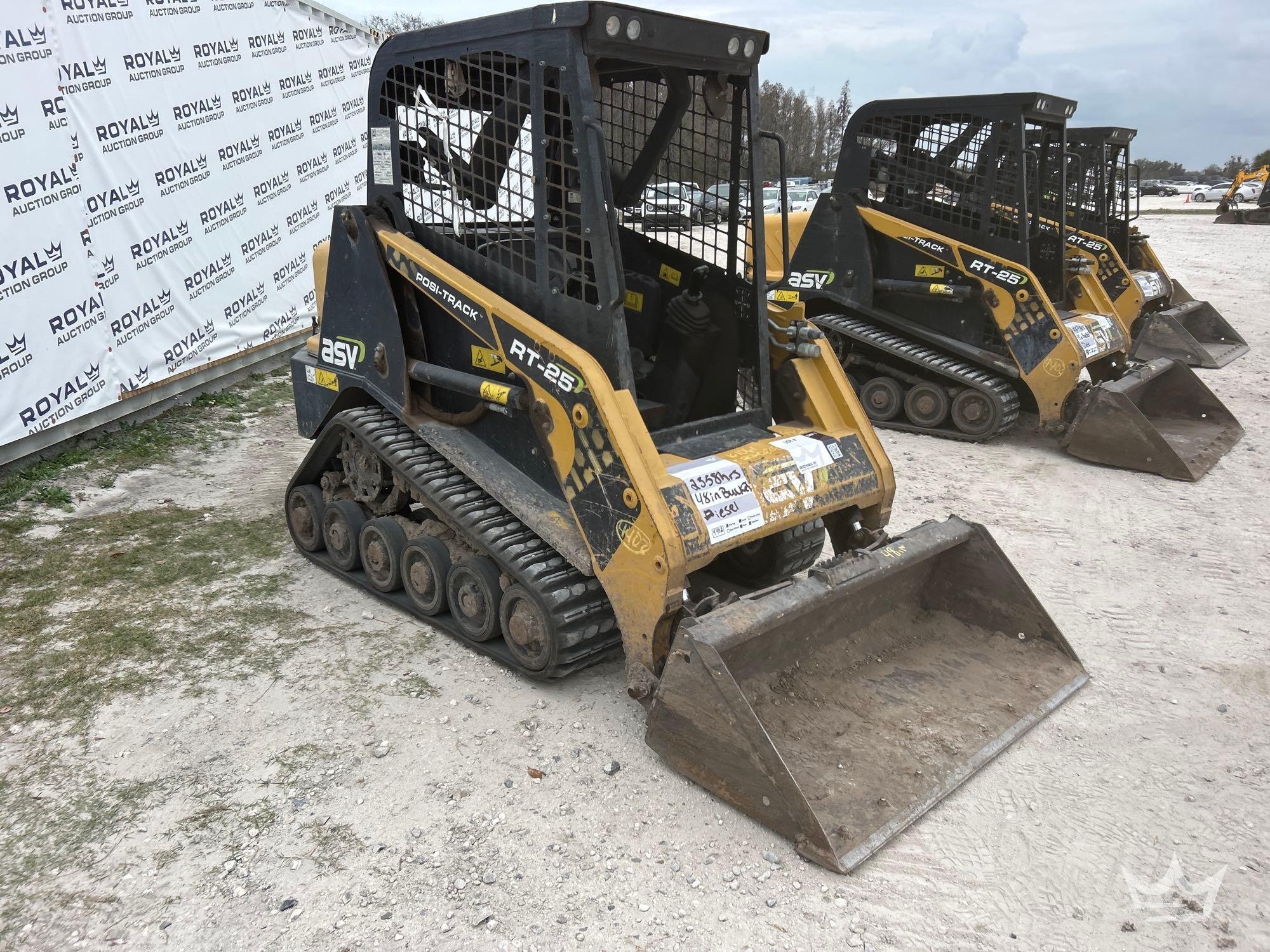 2019 ASV RT-25 Posi-Track Compact Track Loader Skid Steer (A64553)