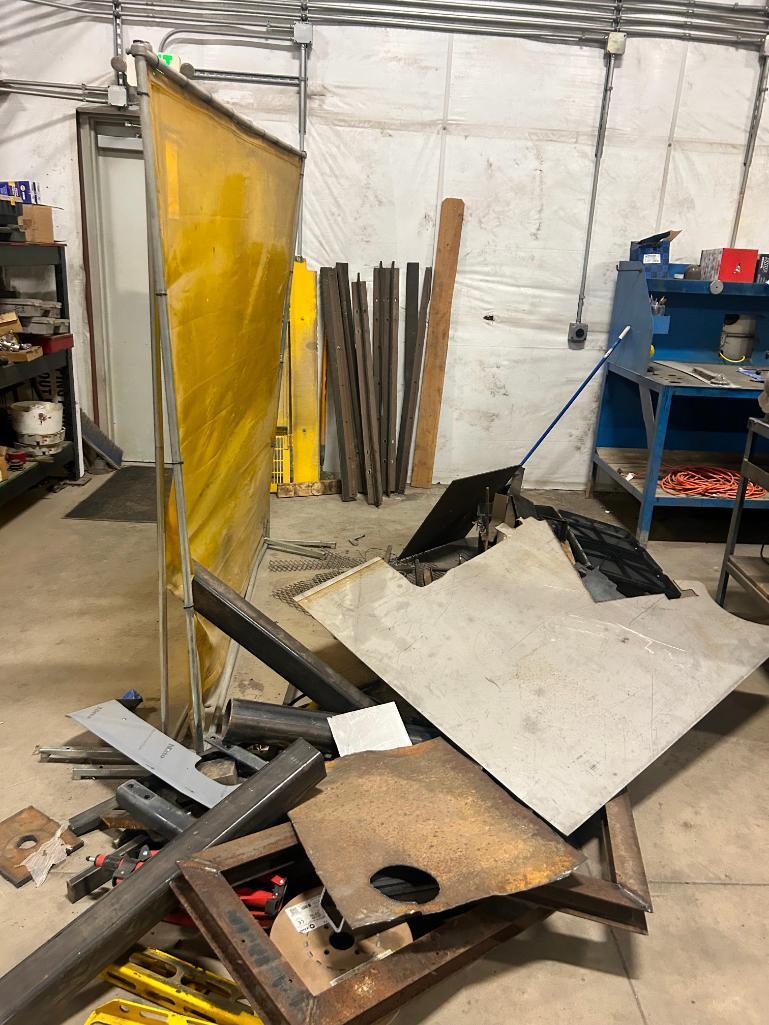 LOT: Scrap Metal Pile (INSIDE THE SHOP) (A59076)