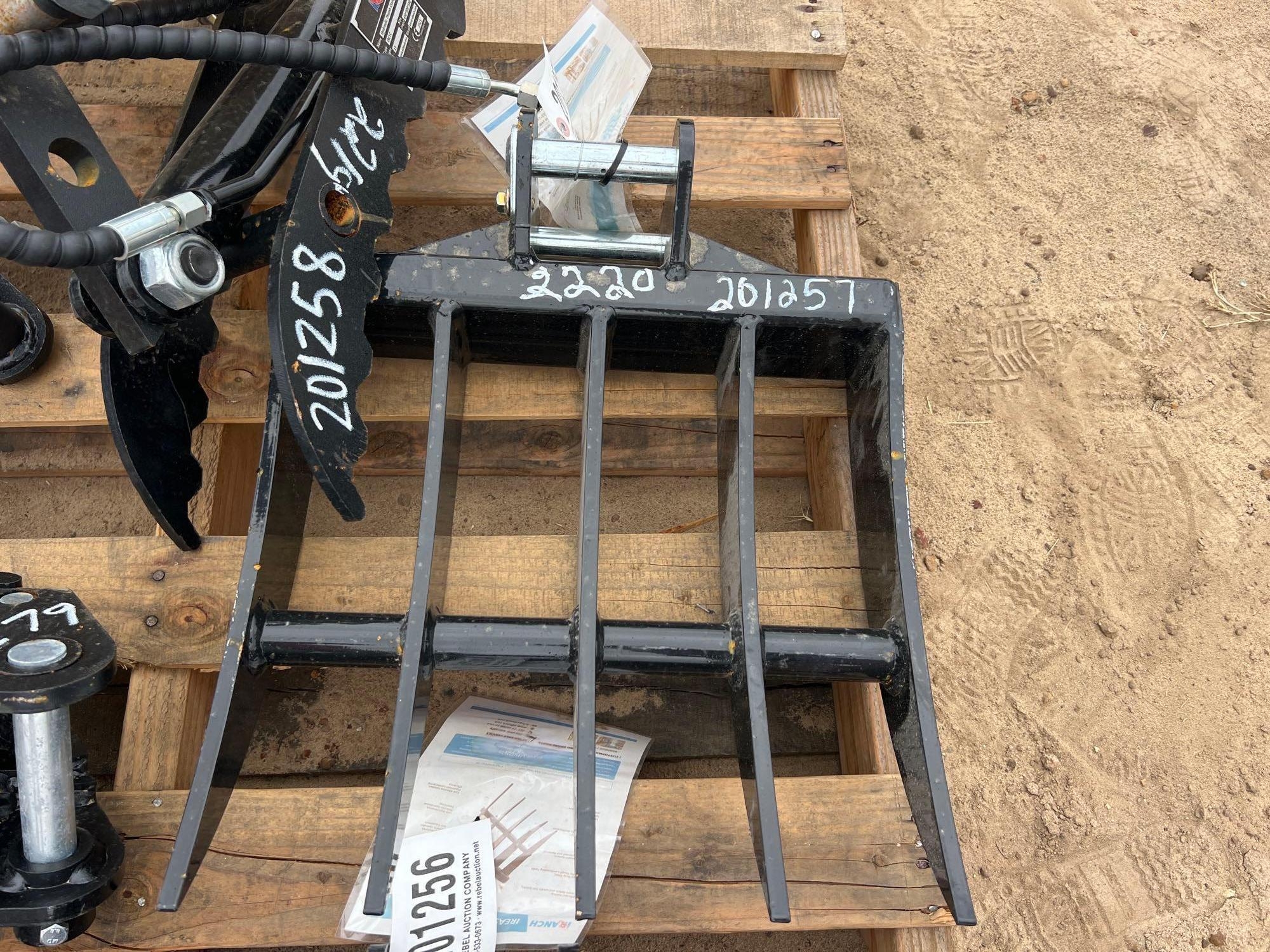UNUSED IRANCH 16" EXCAVATOR RAKE (A54757)