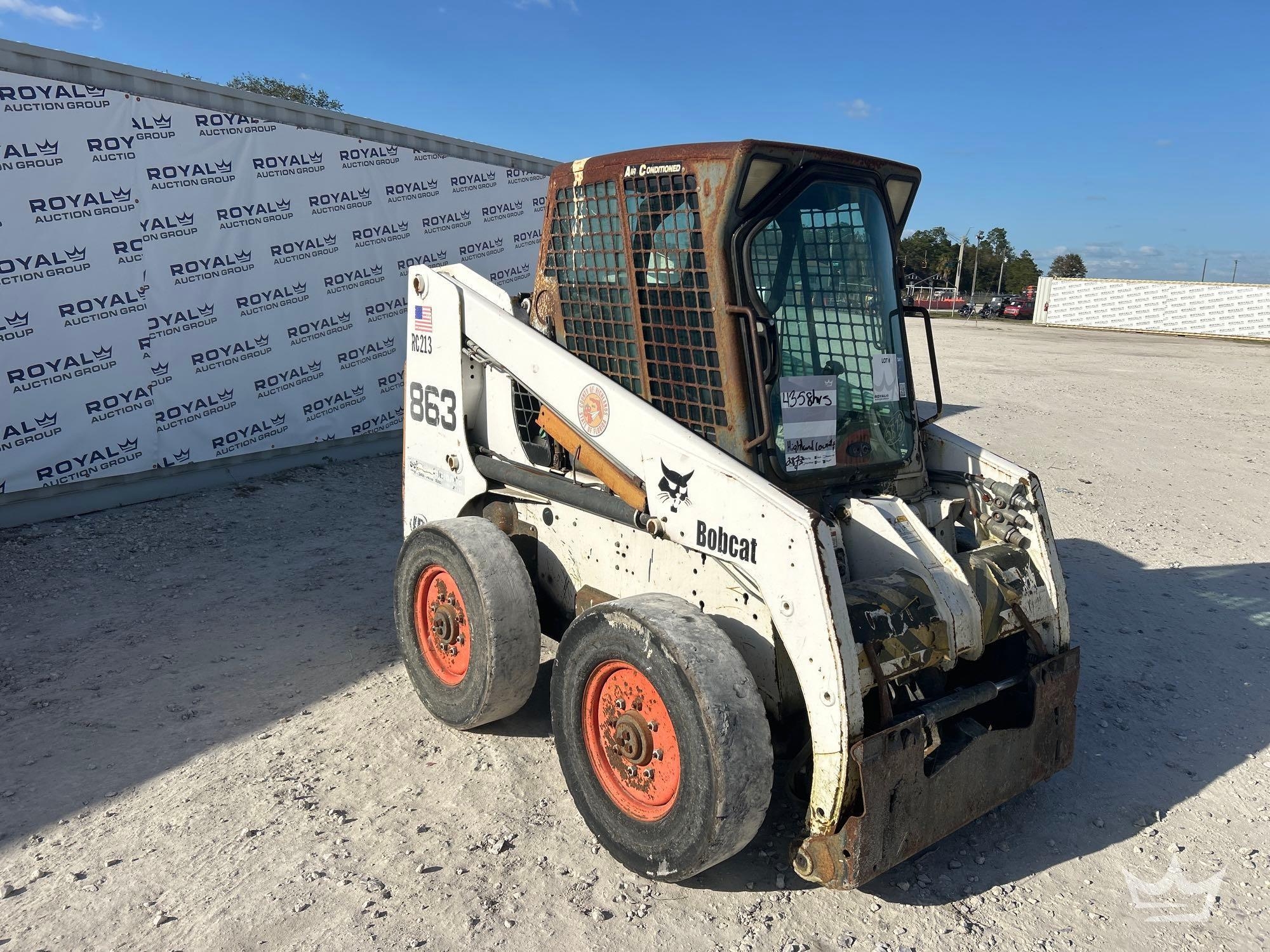 2002 Bobcat 863 Compact Wheel Loader Skid Steer (A61572)