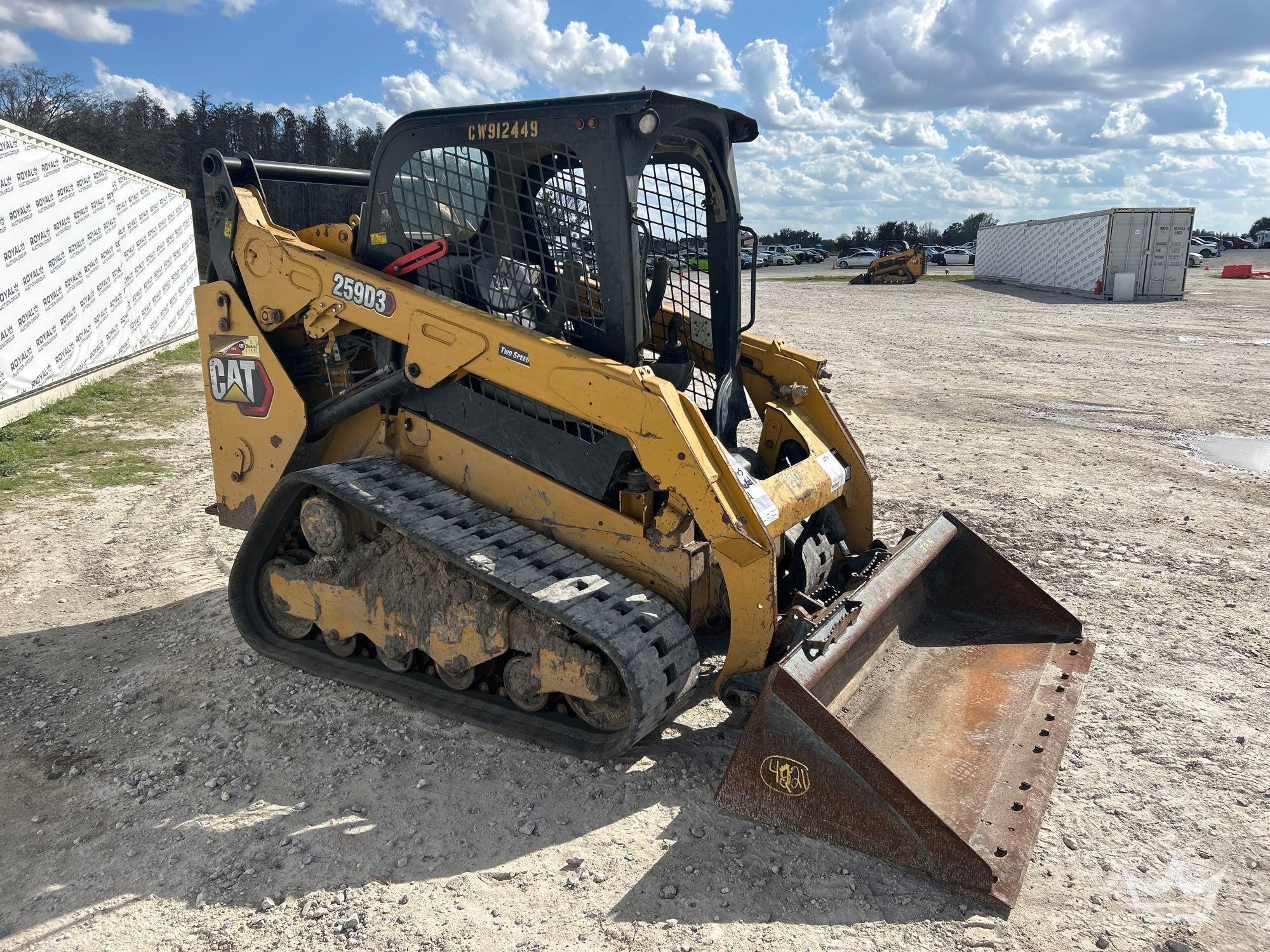 2021 Caterpillar 259D3 Two Speed Compact Track Loader Skid Steer (A61572)
