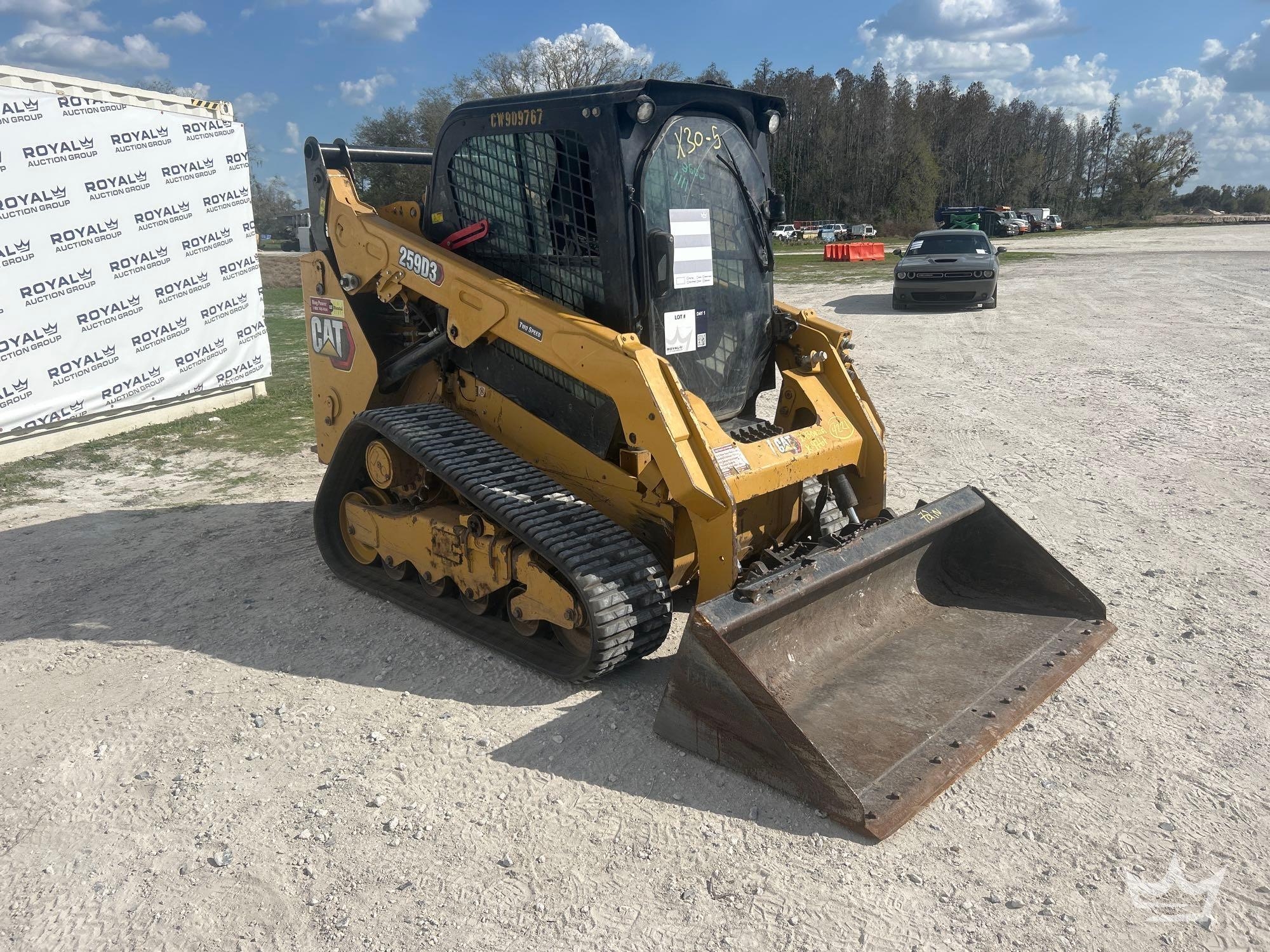 2021 Caterpillar 259D3 Compact Track Loader Skid Steer (A64553)