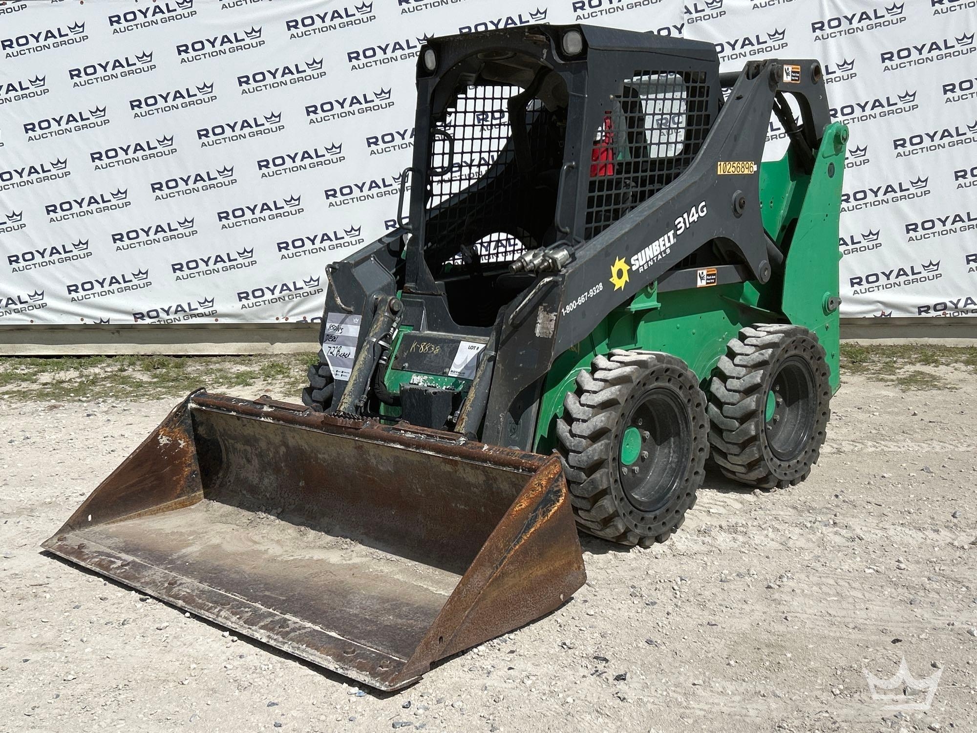 2019 John Deere 314G Compact Wheel Loader Skid Steer (A64553)