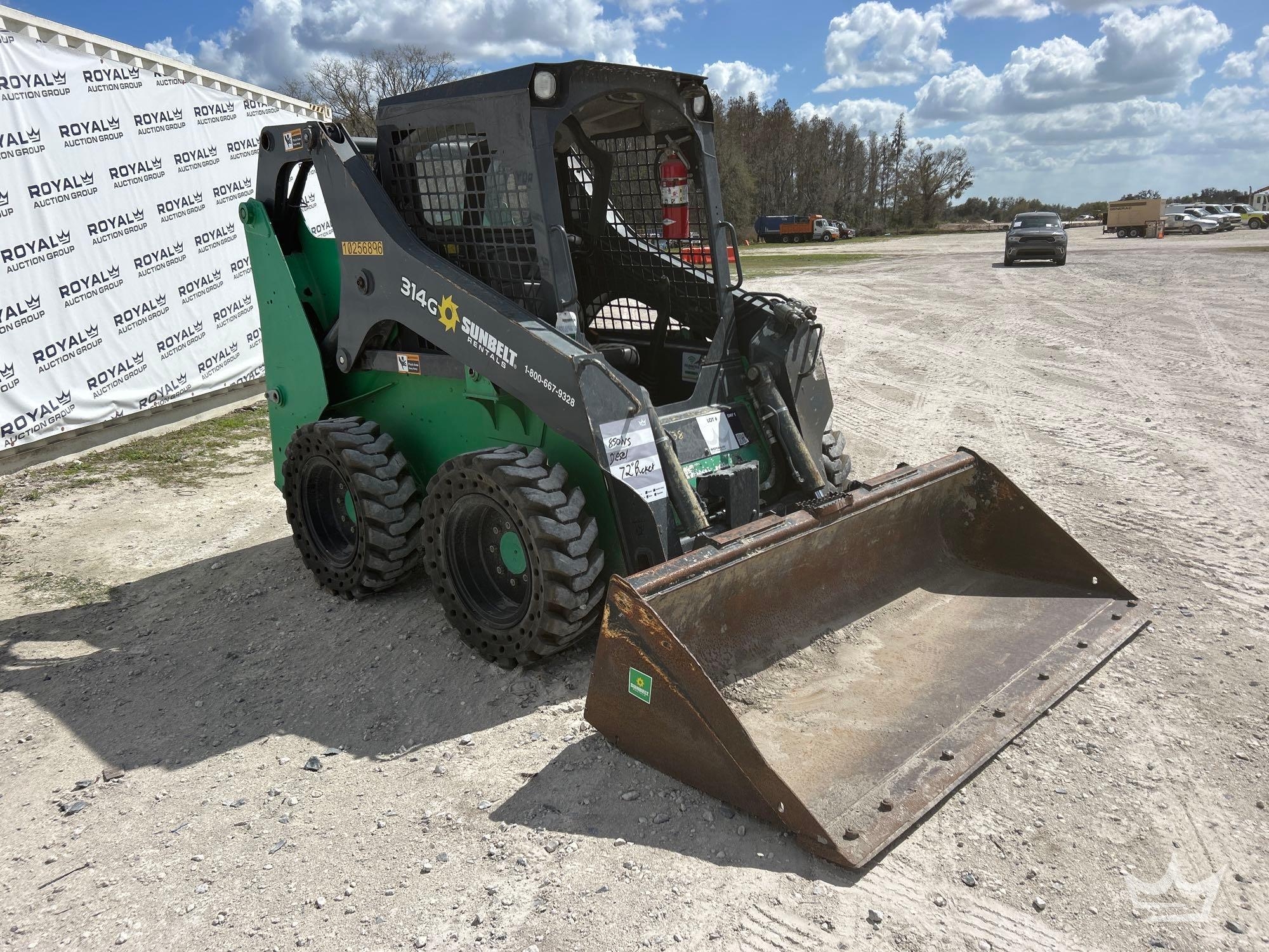 2019 John Deere 314G Compact Wheel Loader Skid Steer (A64553)