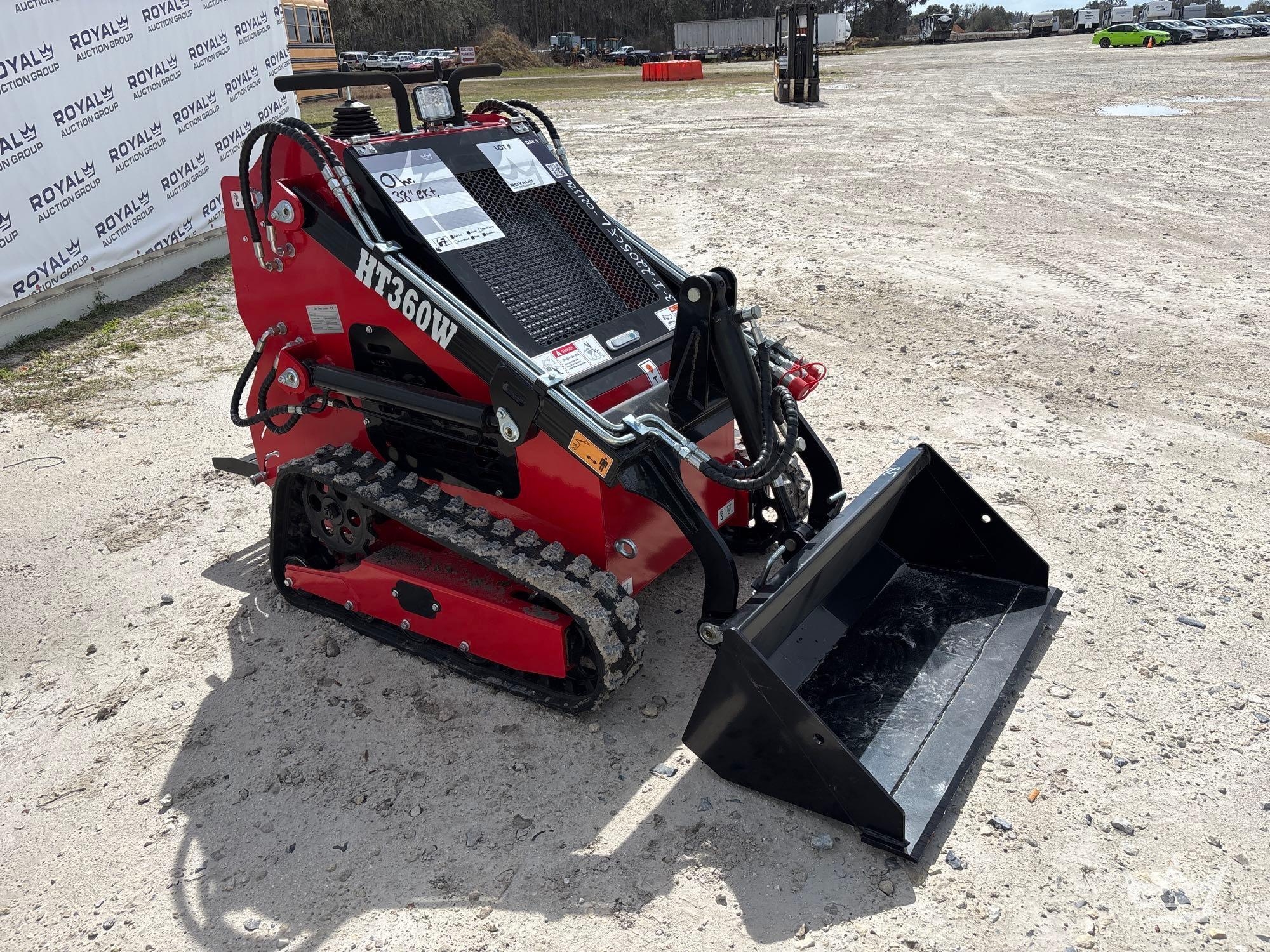 2025 HT360W Mini Walk-Behind Track Loader Skid Steer (A64553)