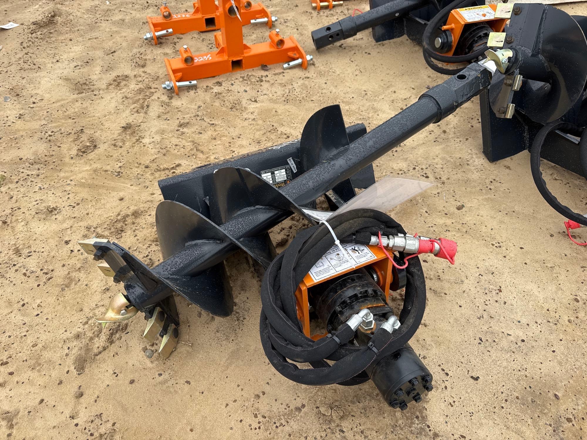 UNUSED WOLVERINE HYD MINI AUGER (A64281)