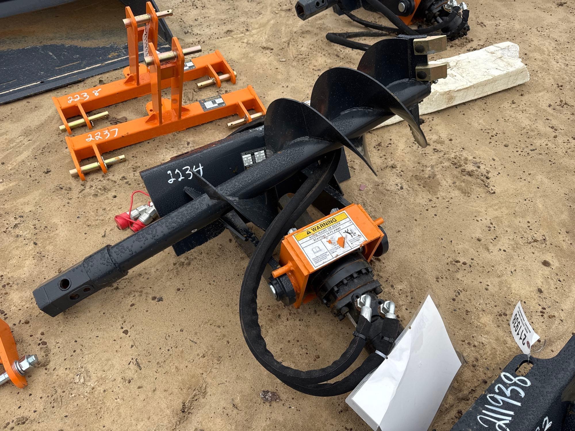 UNUSED WOLVERINE HYD MINI AUGER (A64281)