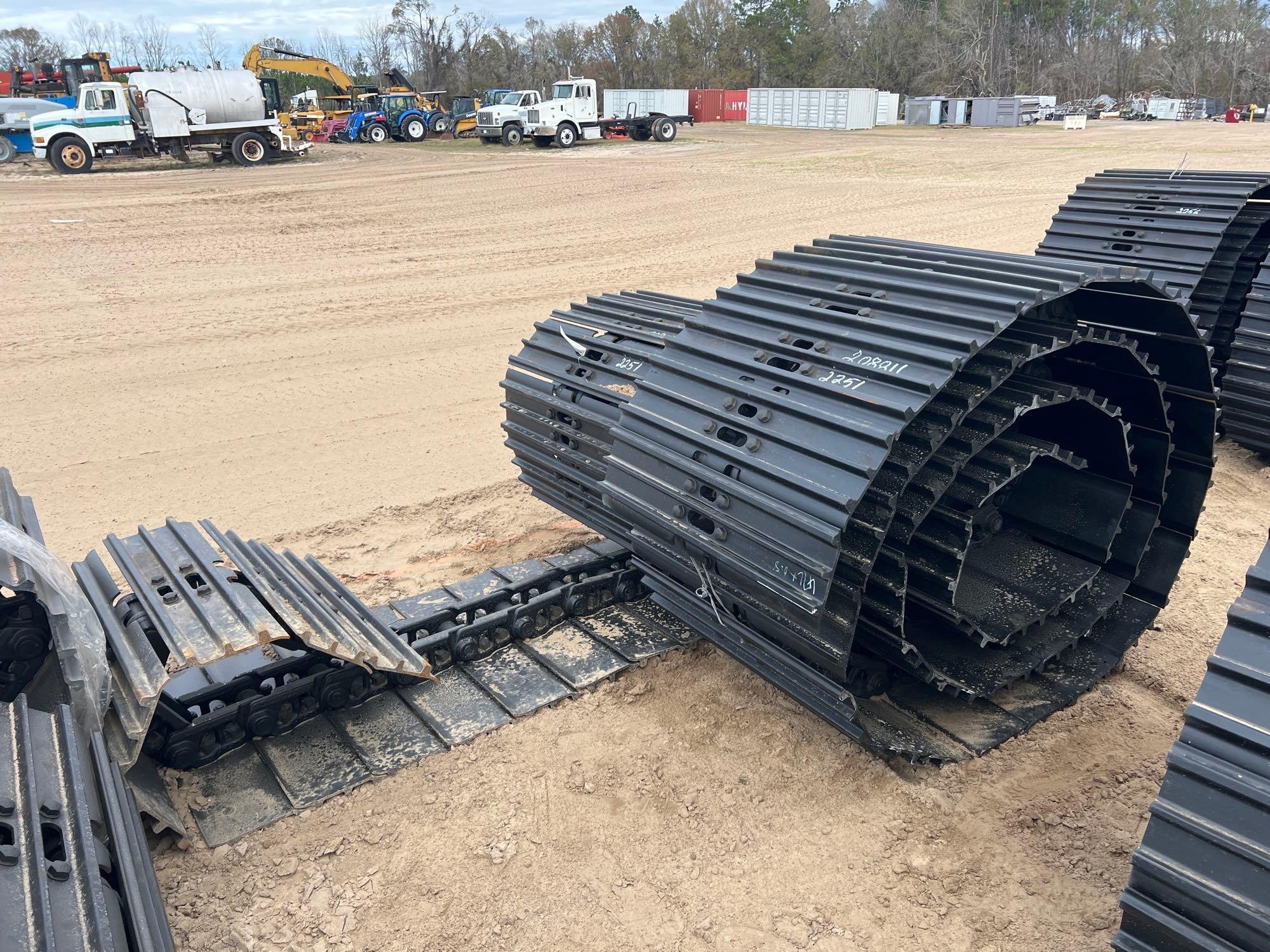 (2) UNUSED 31" X 8 MM EXCAVATOR TRACKS W/ PINS (A60432)