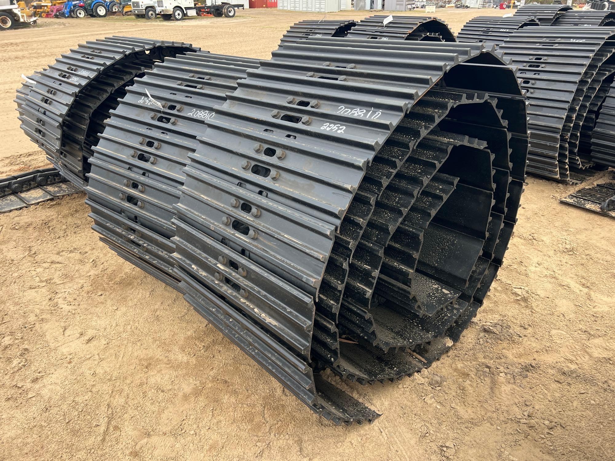 (2) UNUSED 31" X 8 MM EXCAVATOR TRACKS W/ PINS (A60432)