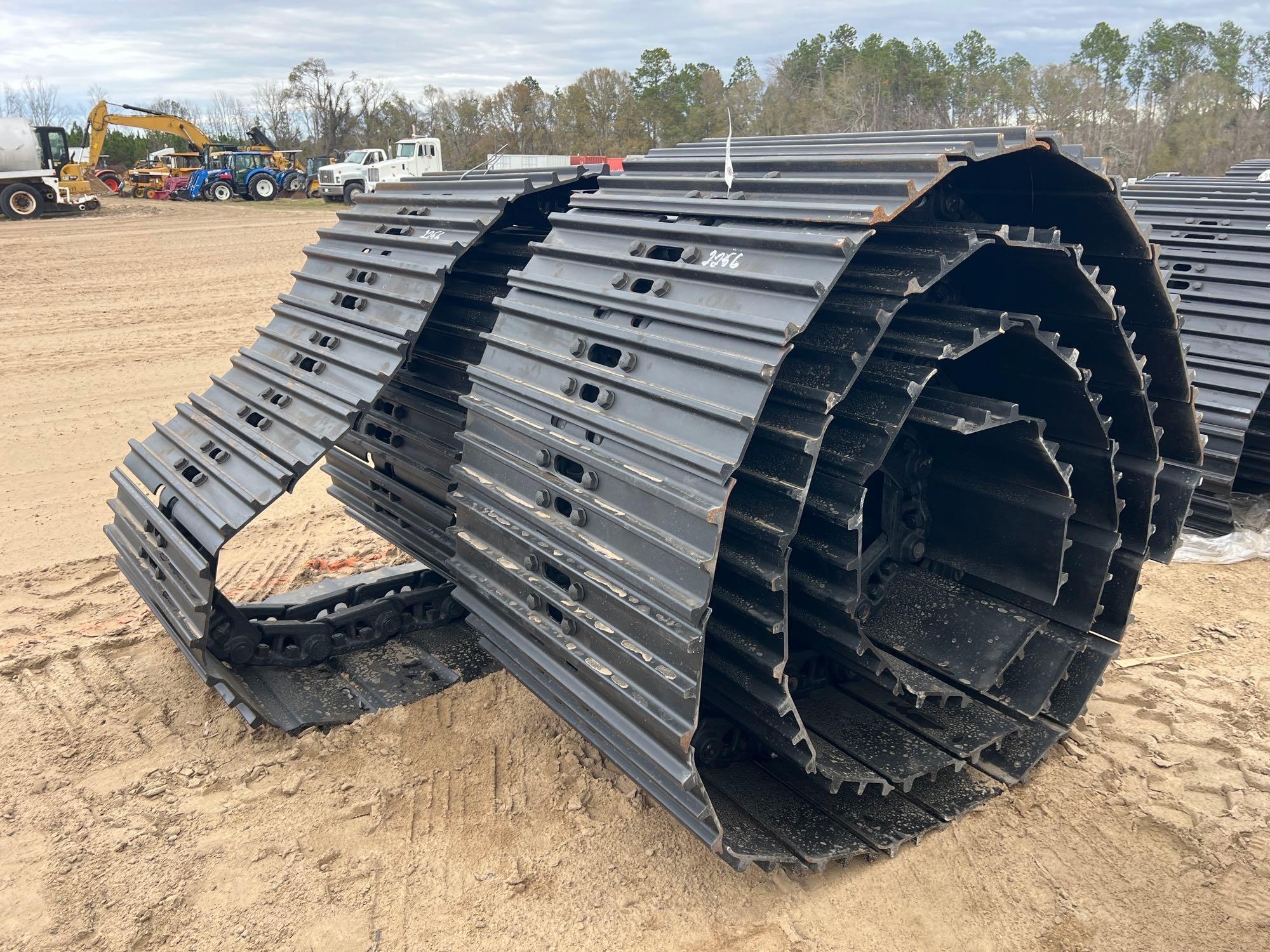 (2) UNUSED 31" X 8 MM EXCAVATOR TRACKS W/ PINS (A60432)