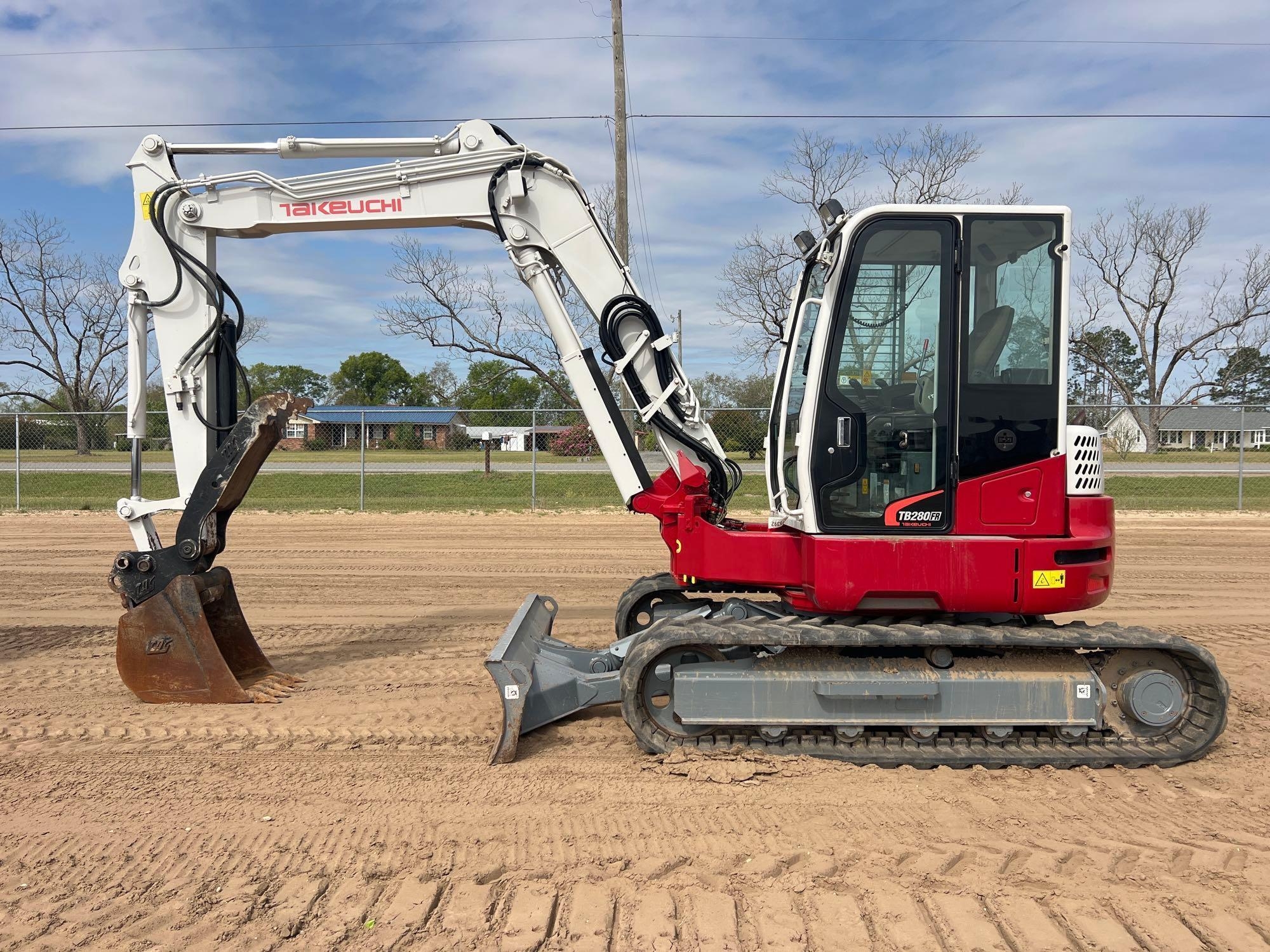 2015 TAKEUCHI TB280FR EXCAVATOR (A65053)
