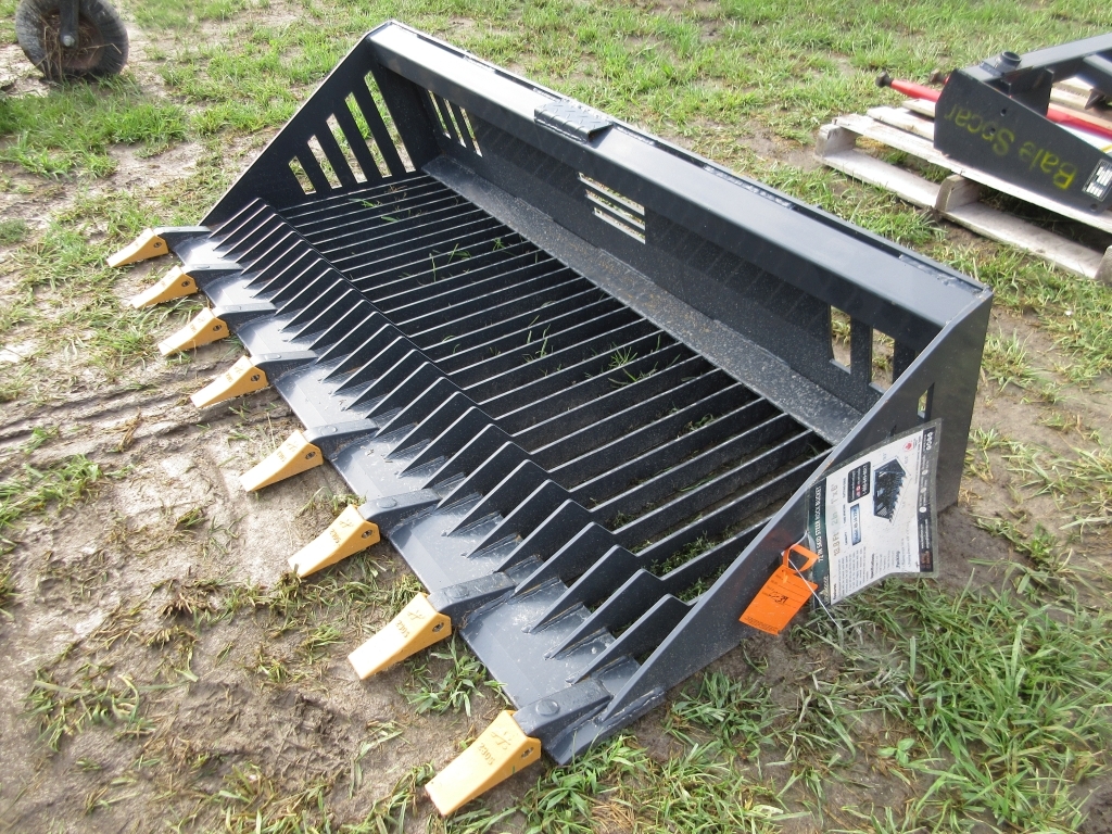 Land Honor Quick Attach 72" Skid Steer Rock Bucket (A50515)