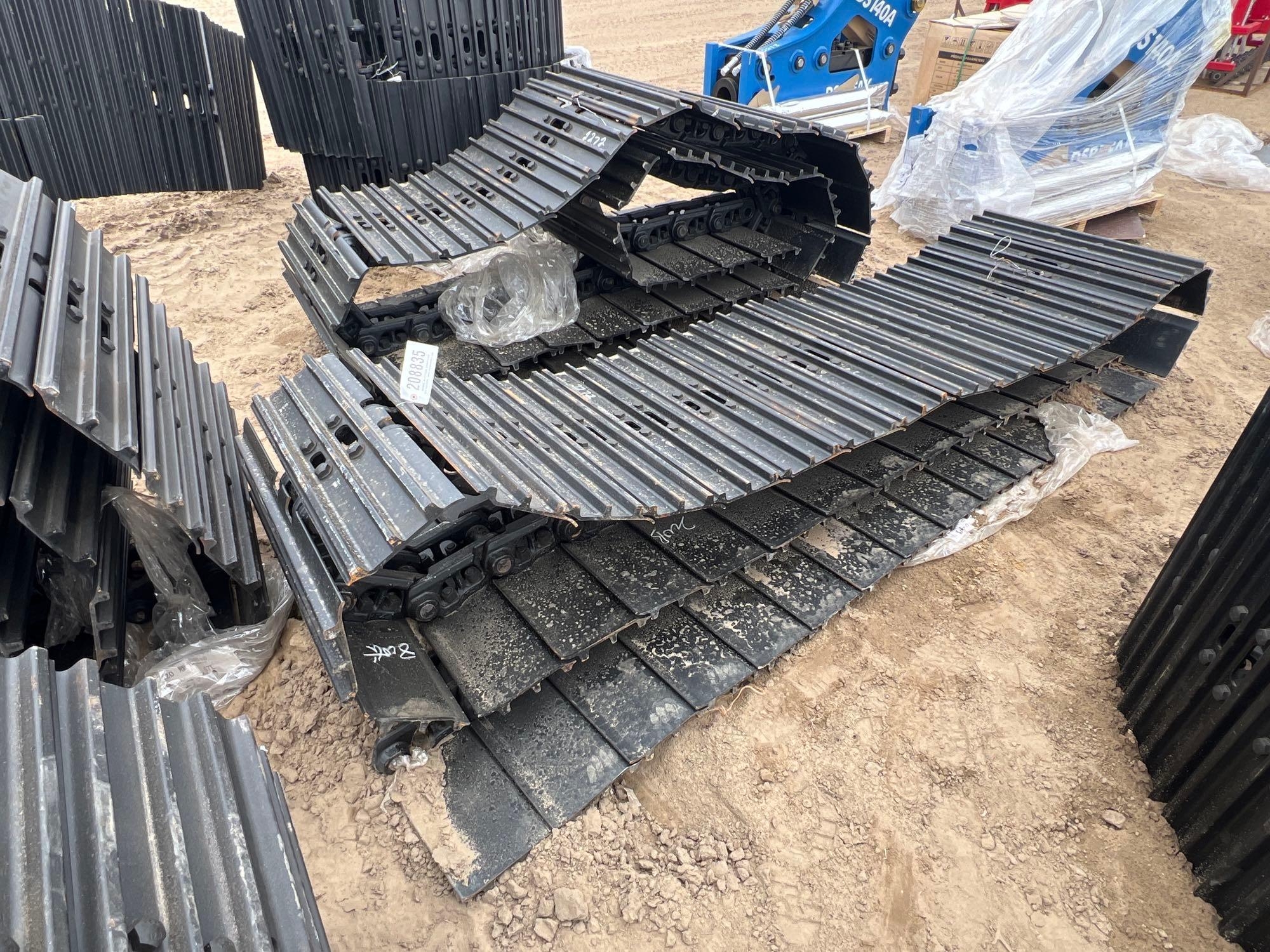 (2) UNUSED 31" X 8 MM EXCAVATOR TRACKS W/ PINS (A60432)