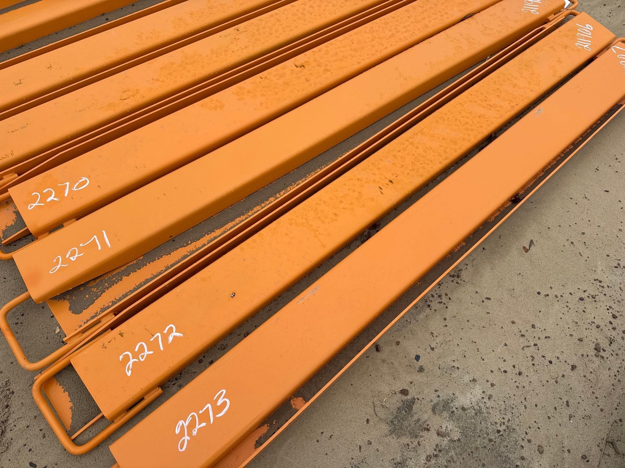 UNUSED WOLVERINE 6' SLIP ON FORK EXTENSIONS (A64281)