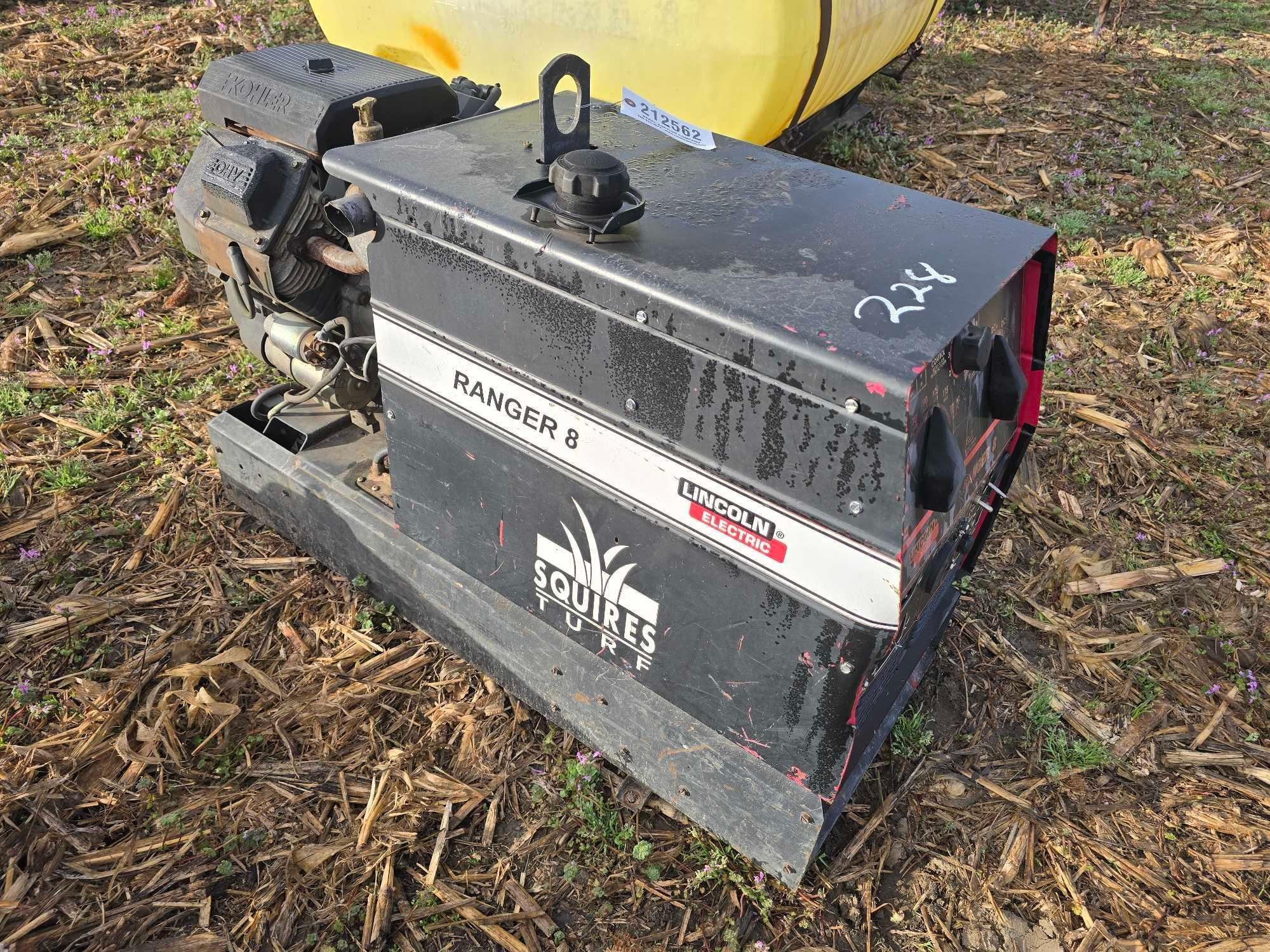 LINCOLN RANGER 8 PORTABLE WELDER (A63291)