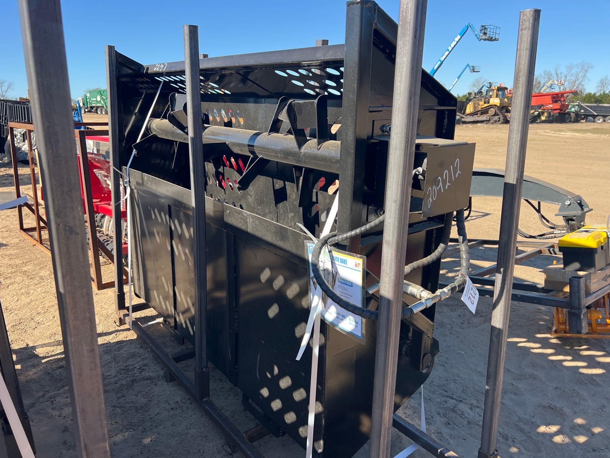 UNUSED FUTURE RR78-78" HYD ROCK RAKE (A60432)