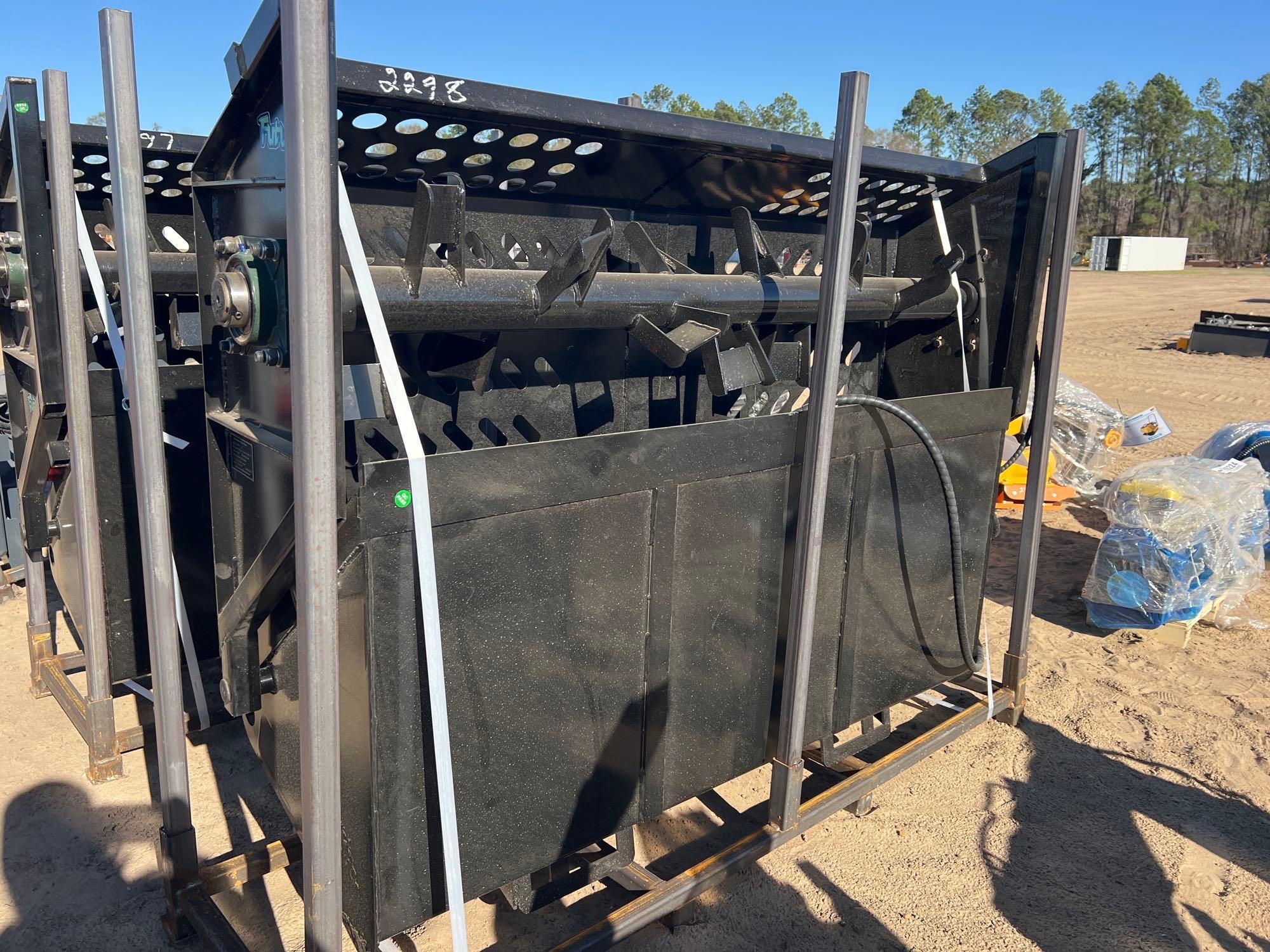 UNUSED FUTURE RR78-78" HYD ROCK RAKE (A60432)