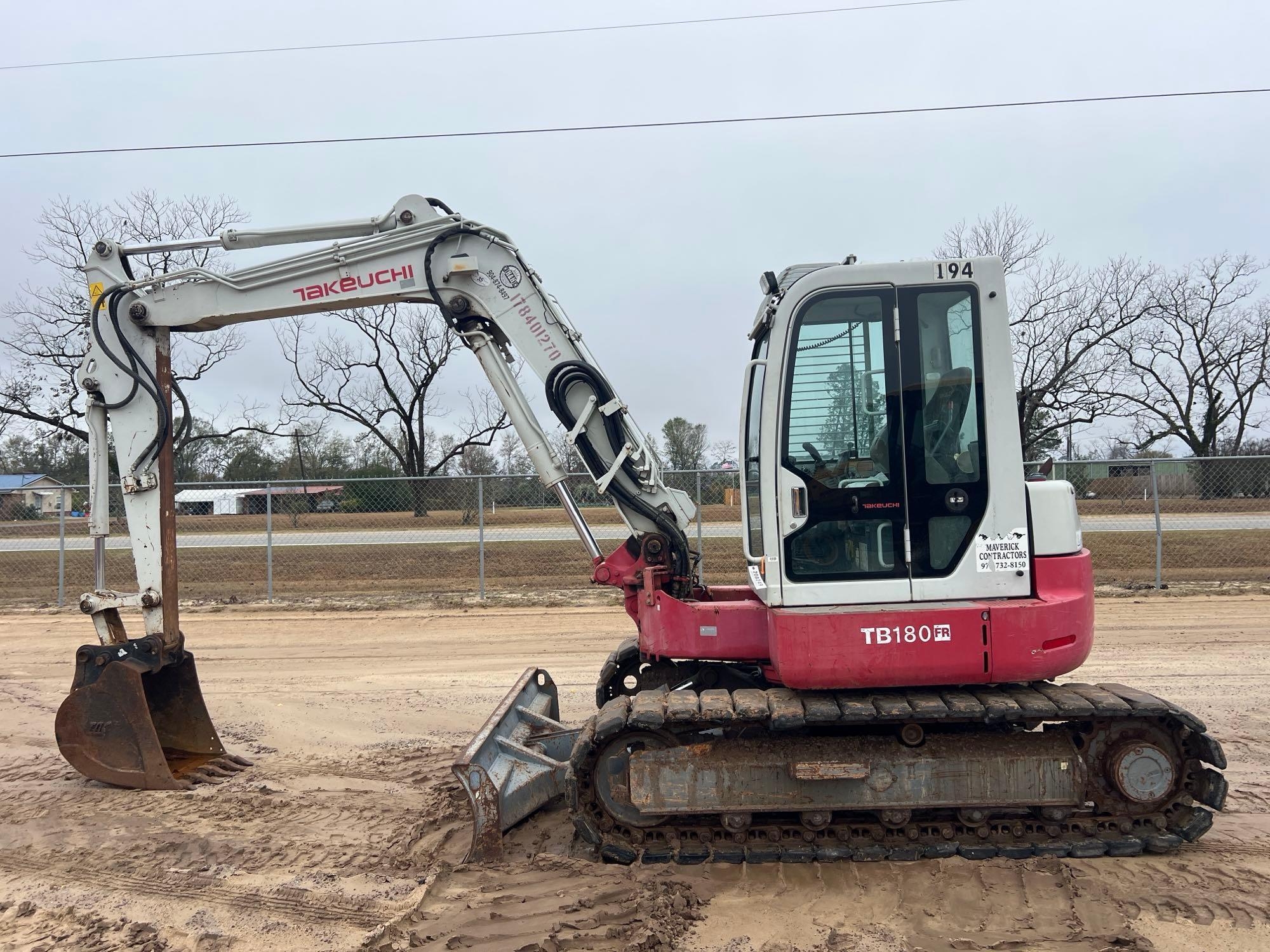 2014 TAKEUCHI TB180FR EXCAVATOR (A52709)