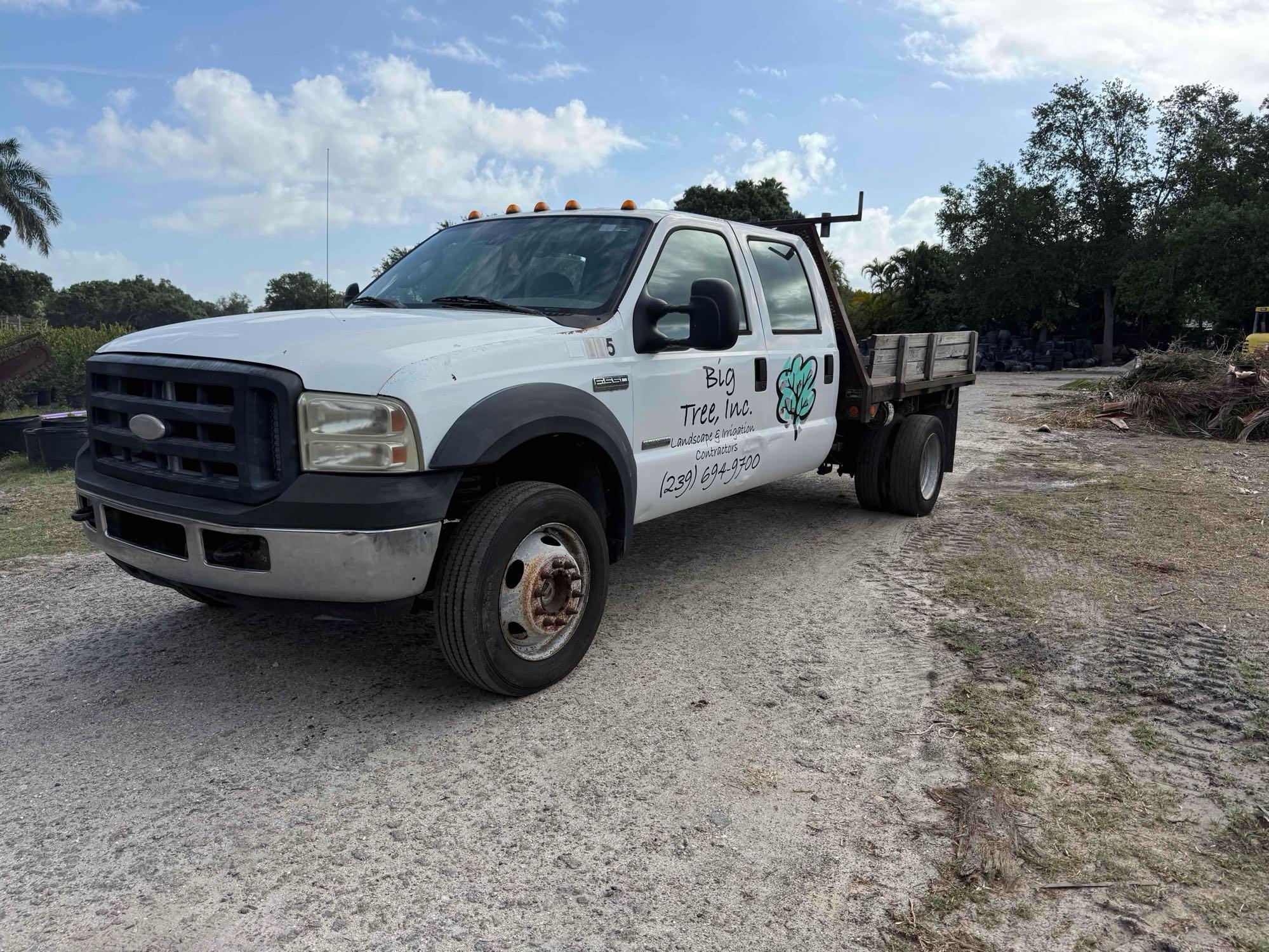 2007 Ford F550 Flatbed (A50397)