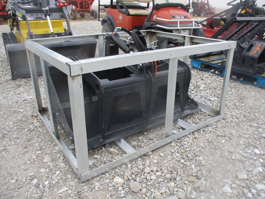Landhonor Mini Skid Steer Quick Attach Grapple Bucket (A66285)