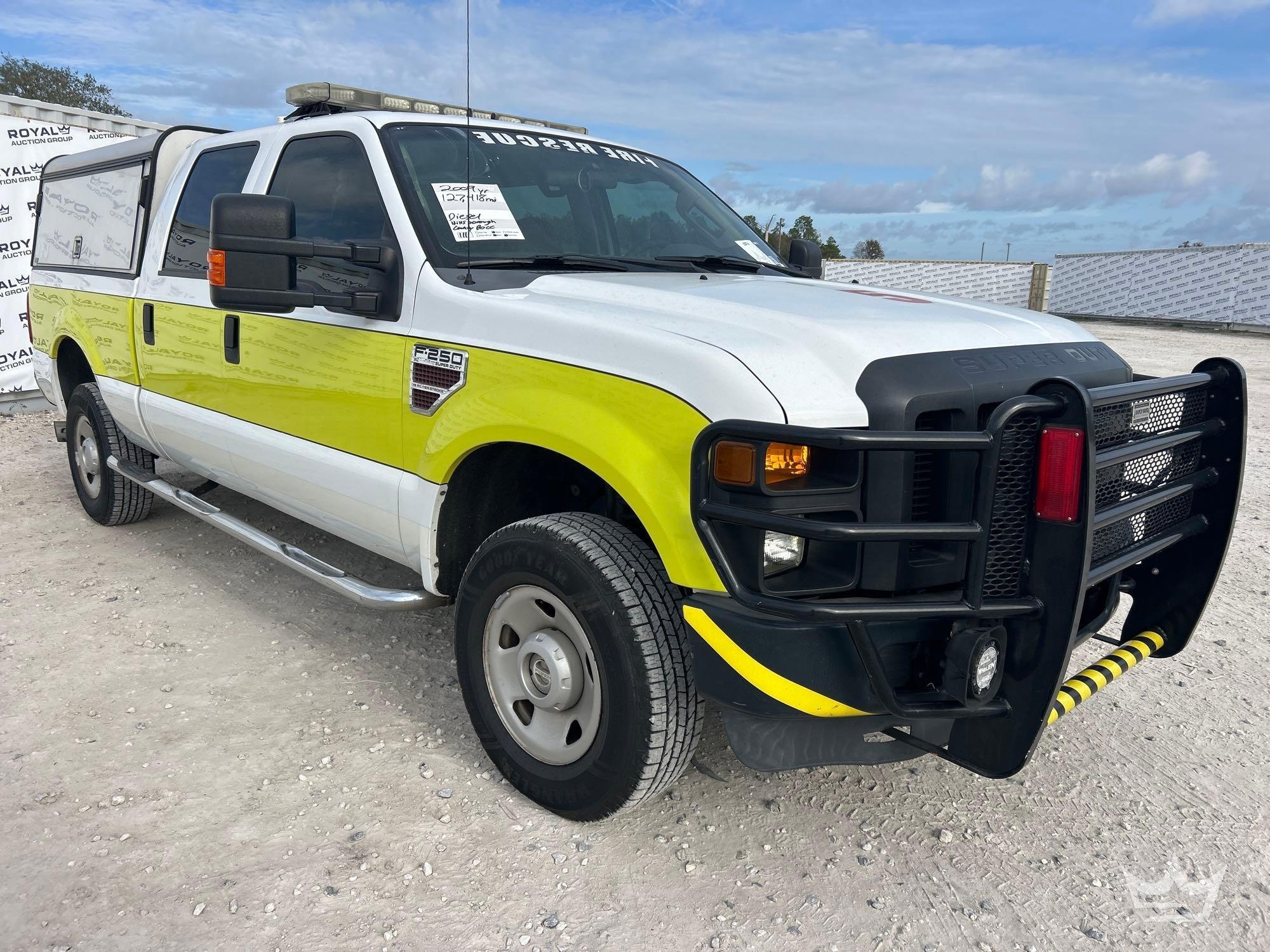 2009 Ford F-250 4x4 Crew Cab Pickup Truck (A61568)