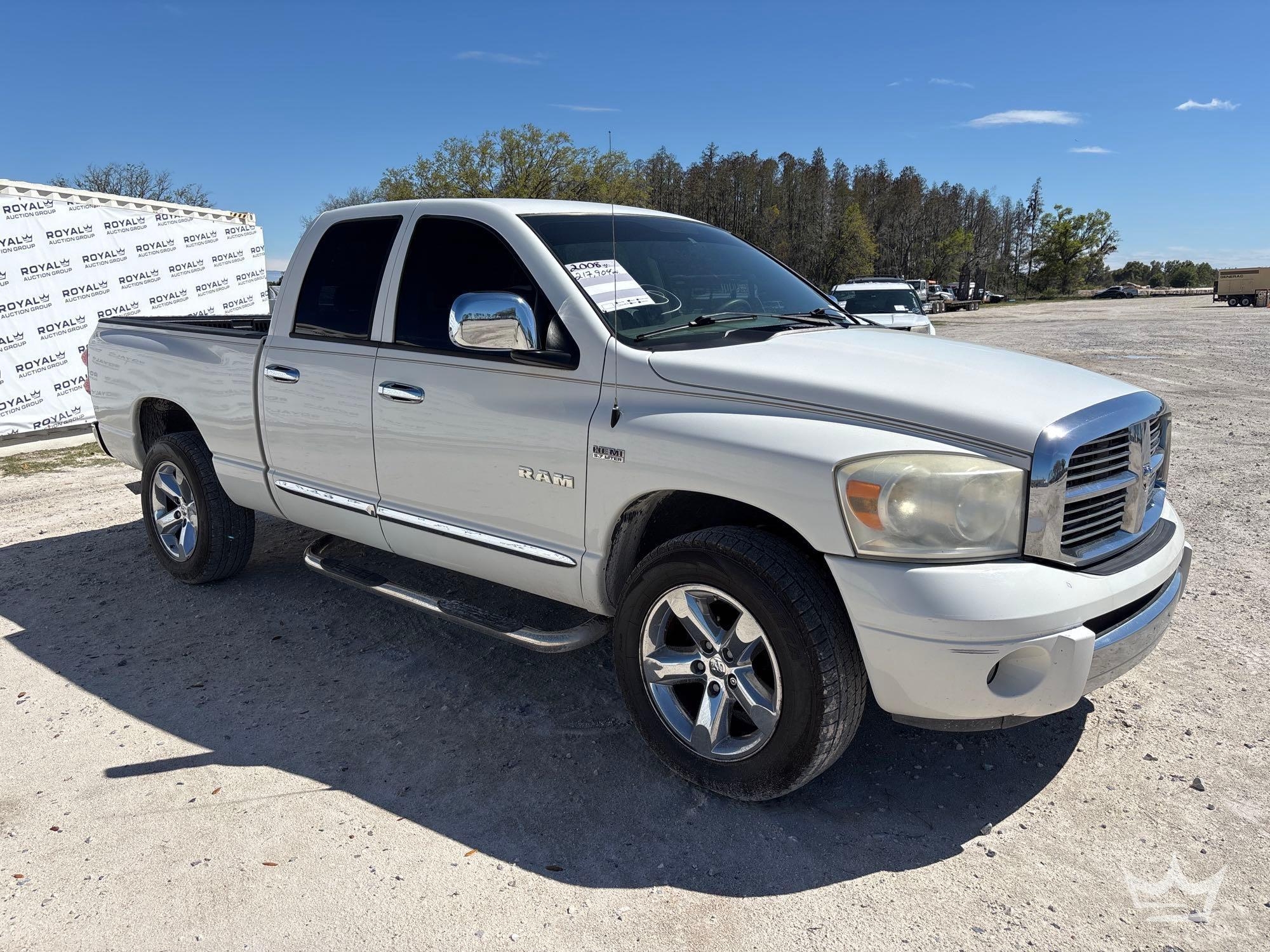 2008 Dodge Ram 1500 4x4 Crew Cab Pickup Truck (A64556)