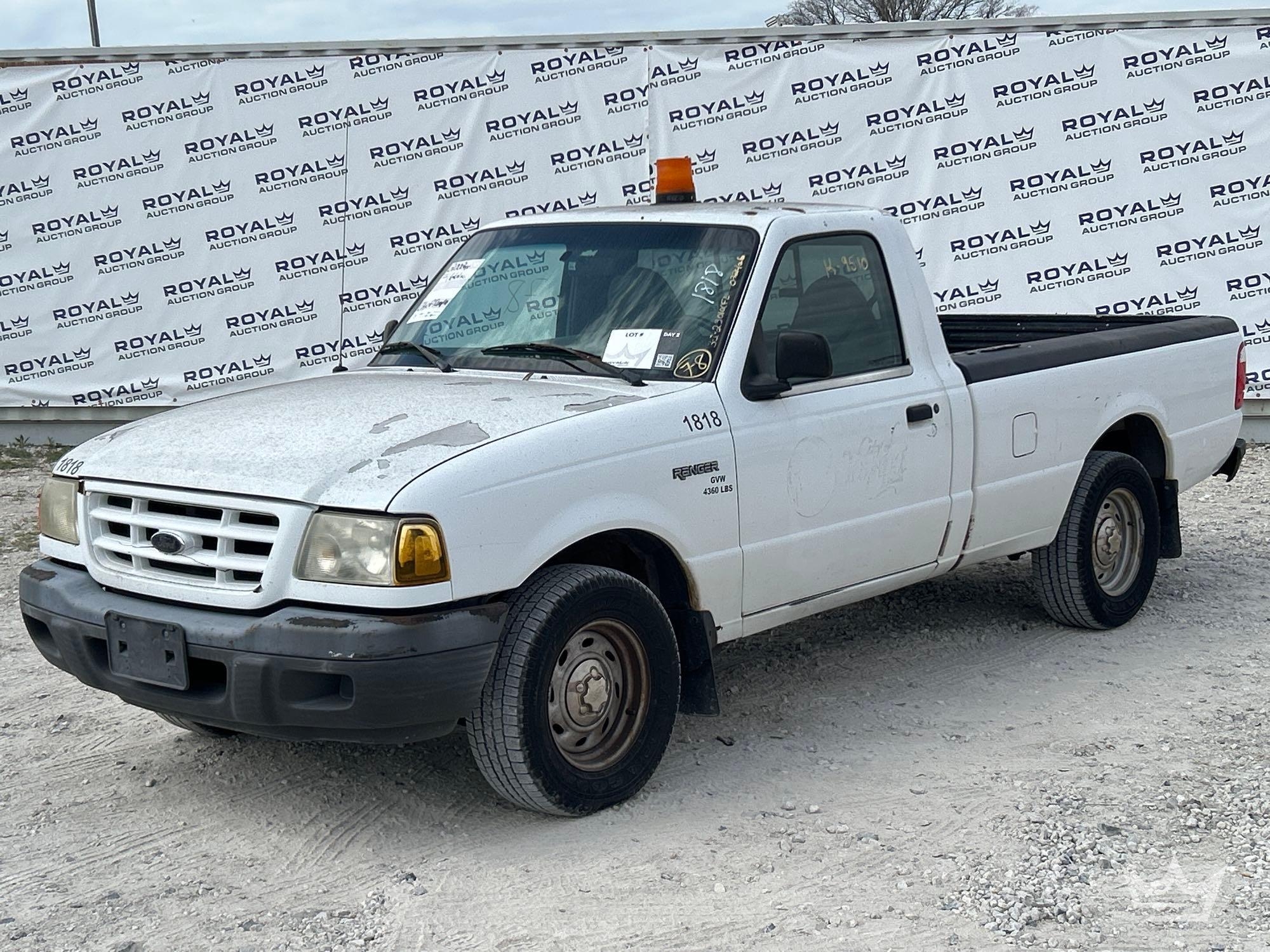 2002 Ford Ranger Pickup Truck (A61573)