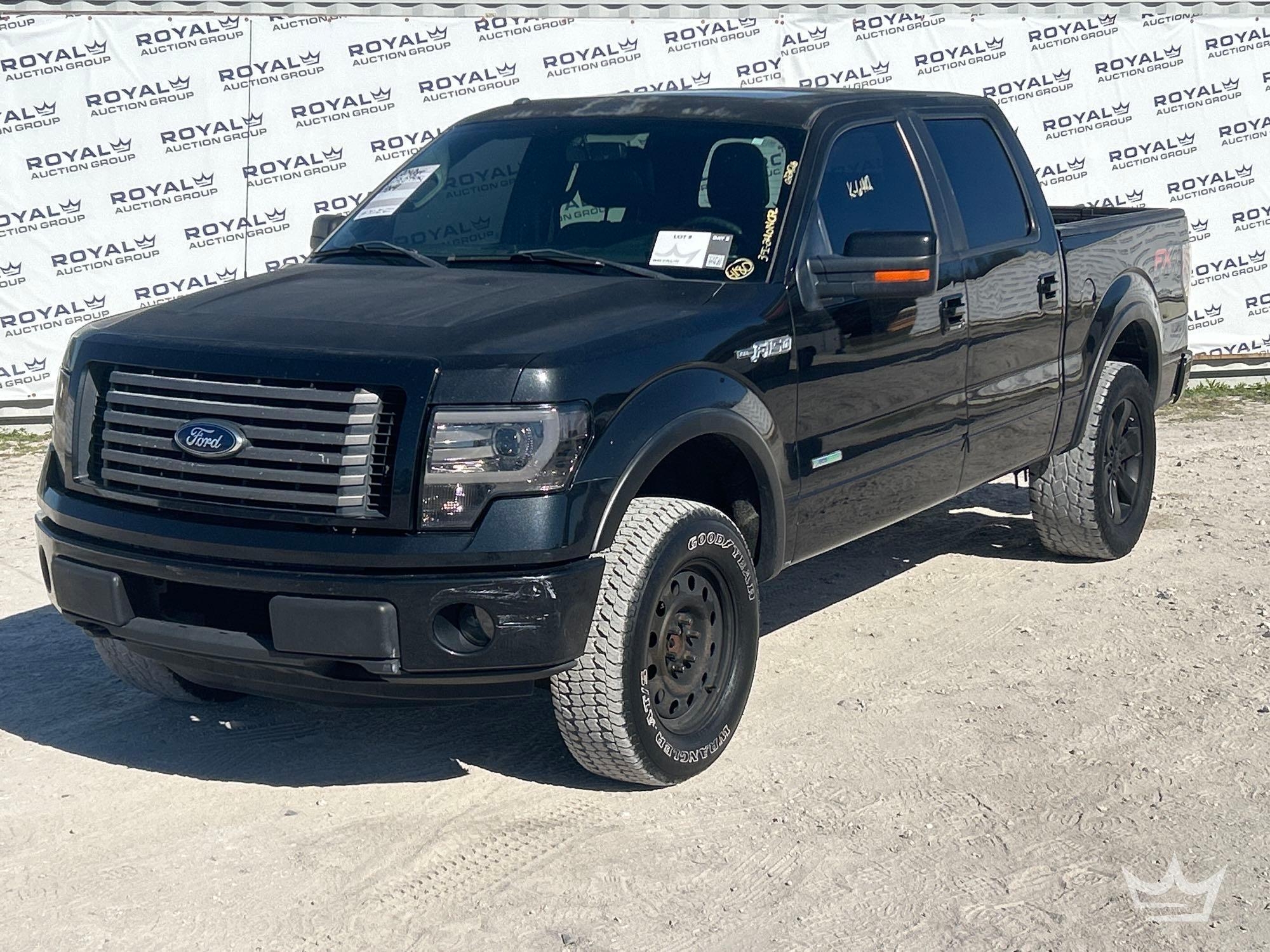2012 Ford F-150 4x4 Crew Cab Pickup Truck (A61573)