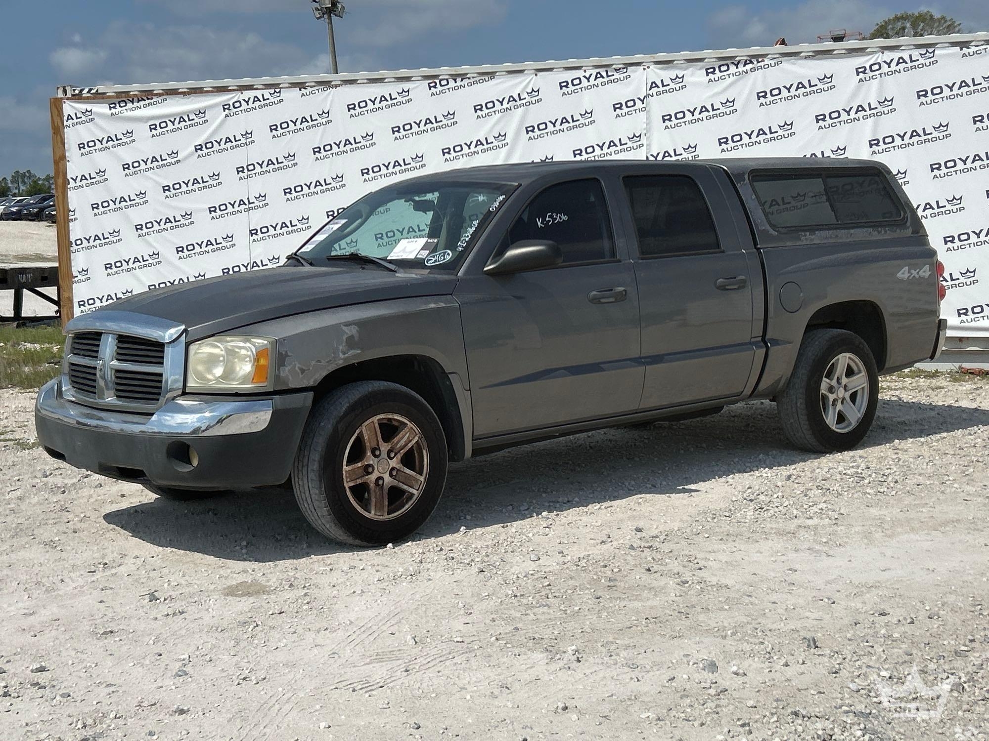 2005 Dodge Dakota 4x4 Crew Cab Pickup Truck (A64556)