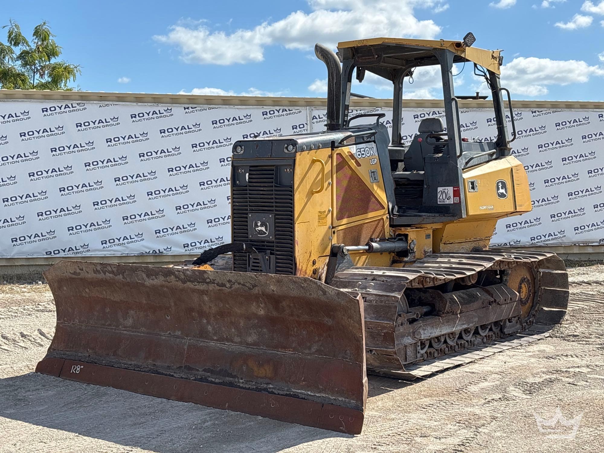 2014 John Deere 650K LGP Crawler Tractor Dozer (A64553)