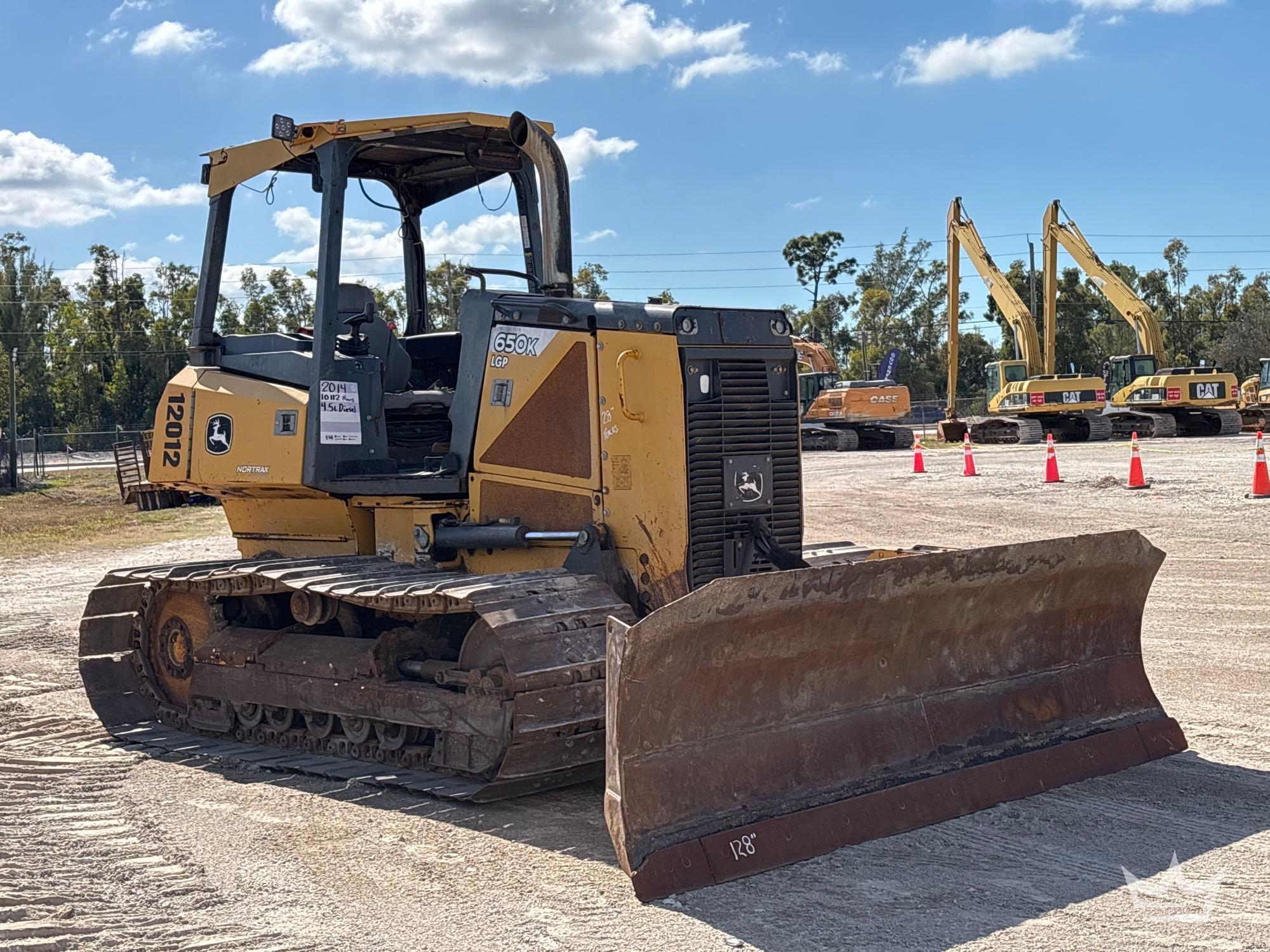 2014 John Deere 650K LGP Crawler Tractor Dozer (A64553)