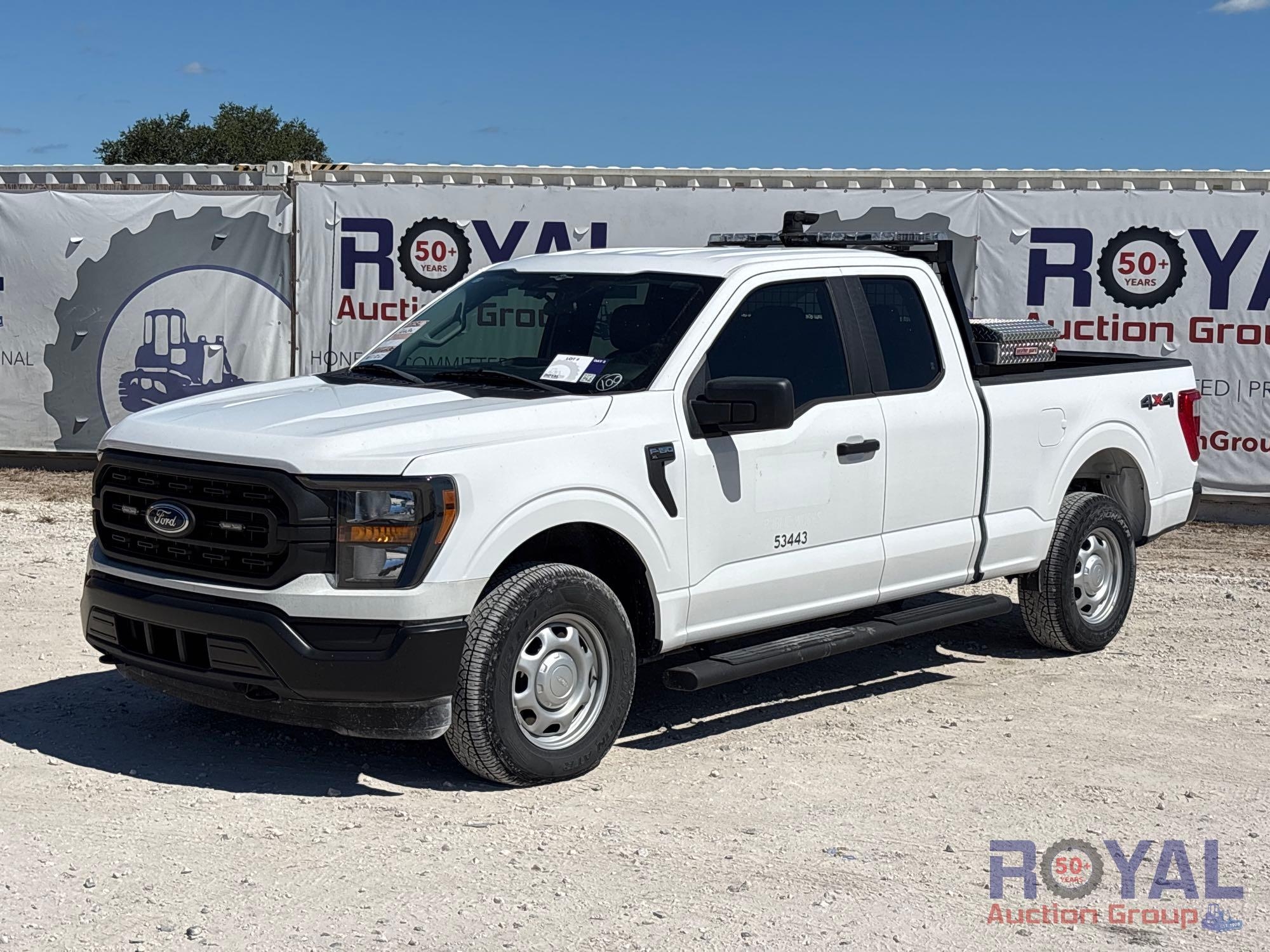 Year: 2023 Make: Ford Model: F-150 Vehicle Type: Pickup Truck Mileage: 6263 Plate: Body Type: 4 D... (A55852)