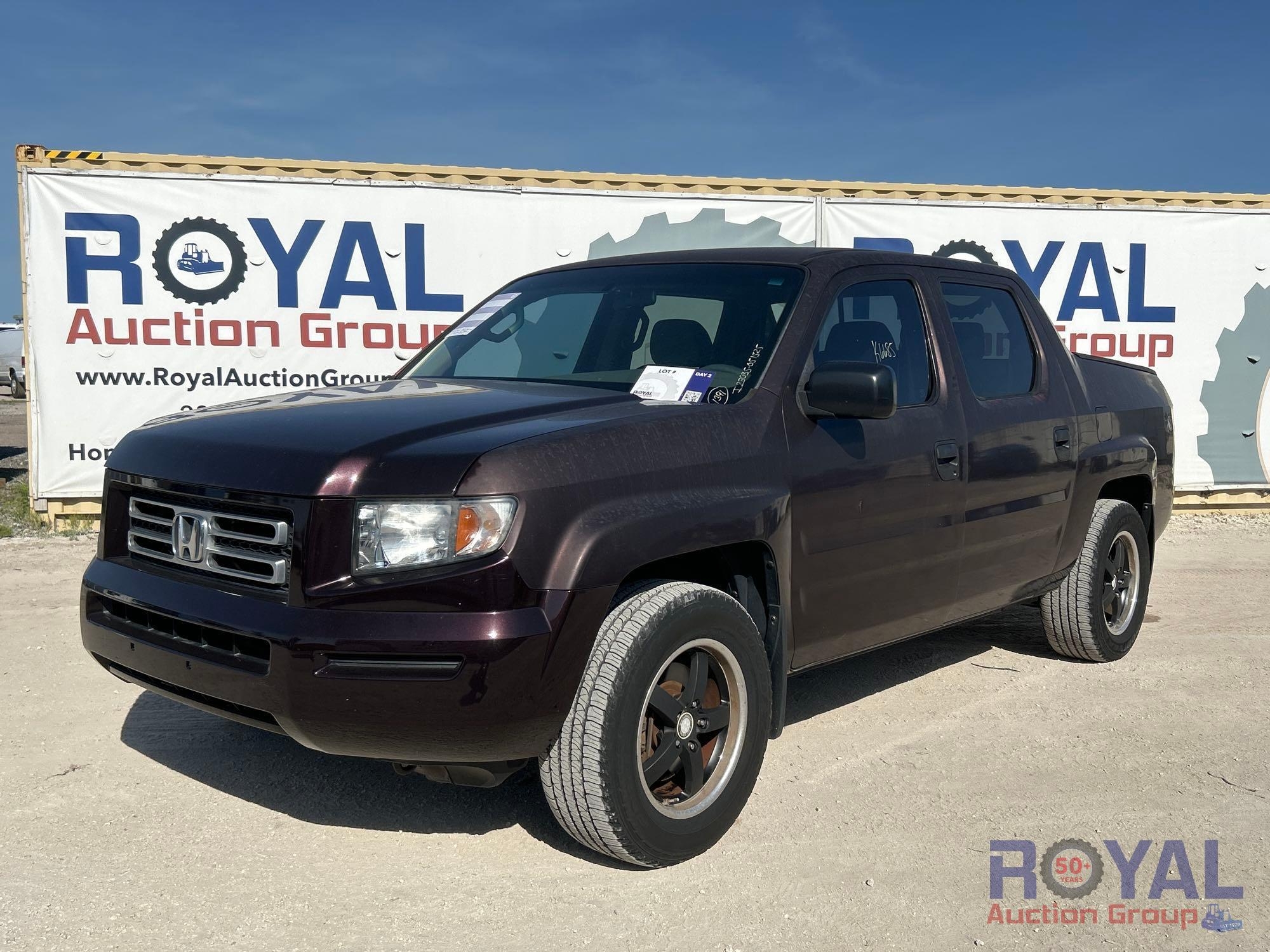 2007 Honda Ridgeline RT Crew Cab Pickup Truck (A46684)