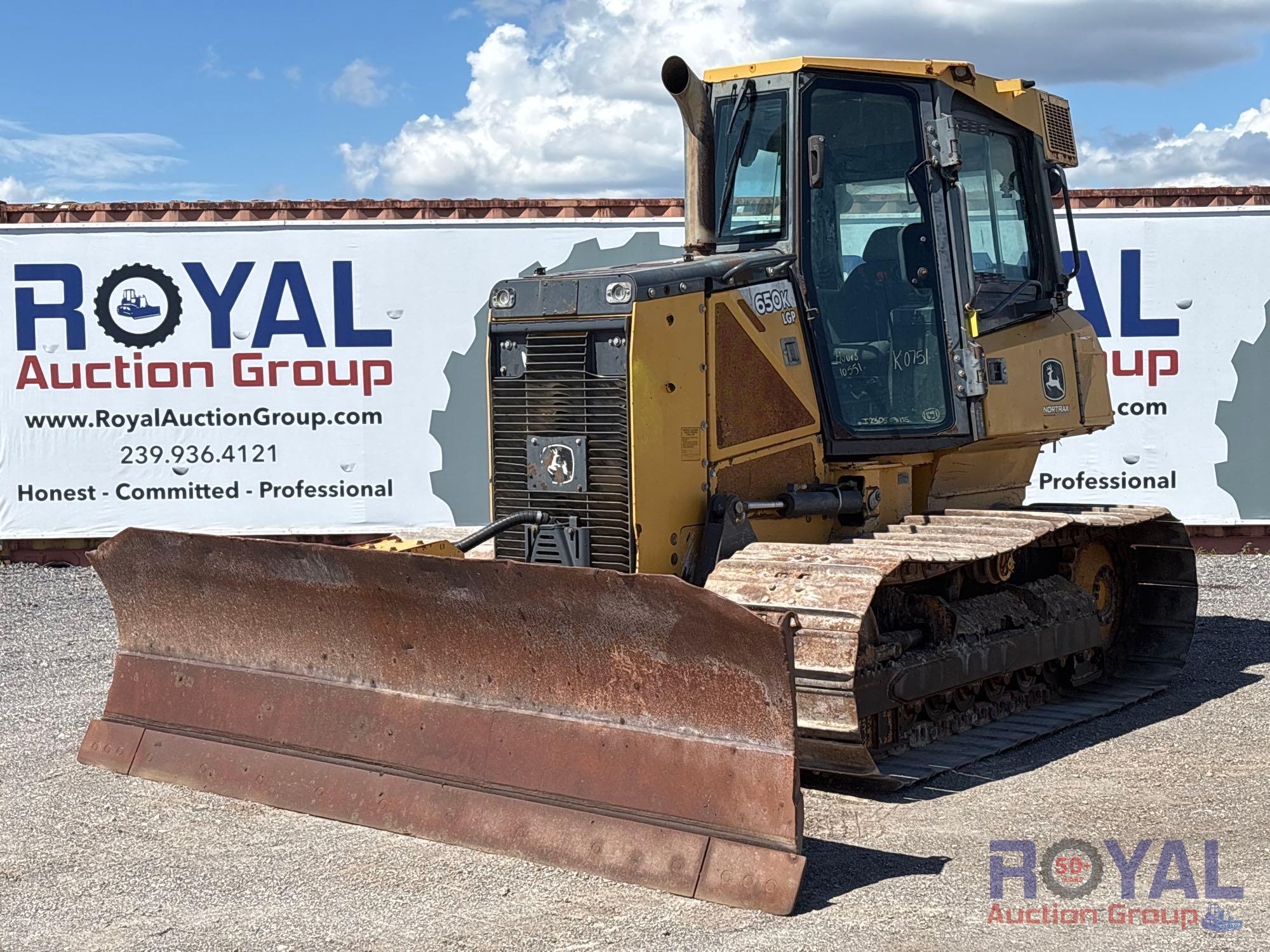 2013 John Deere 650K Crawler Tractor Dozer (A55787)