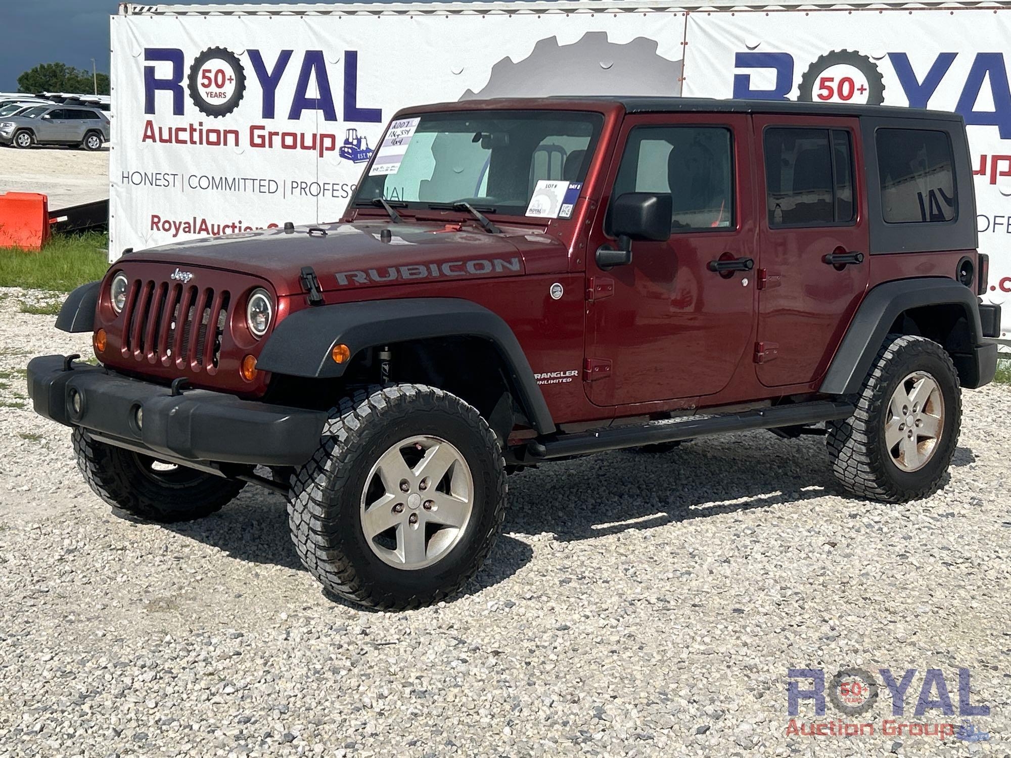 2007 Jeep Wrangler Rubicon 4x4 SUV (A48082)