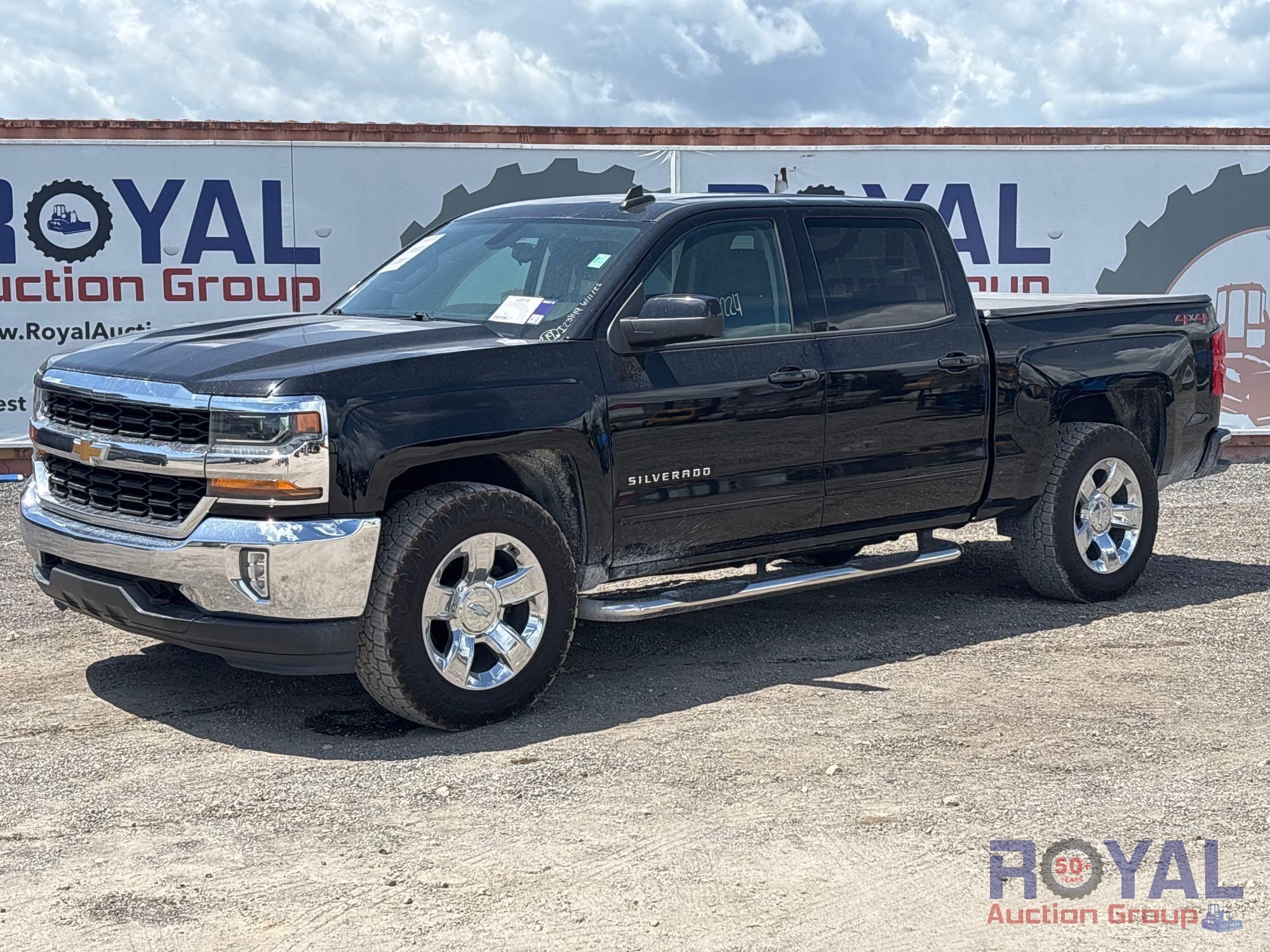 2018 Chevrolet Silverado 1500 4x4 Crew Cab Pickup Truck (A46684)