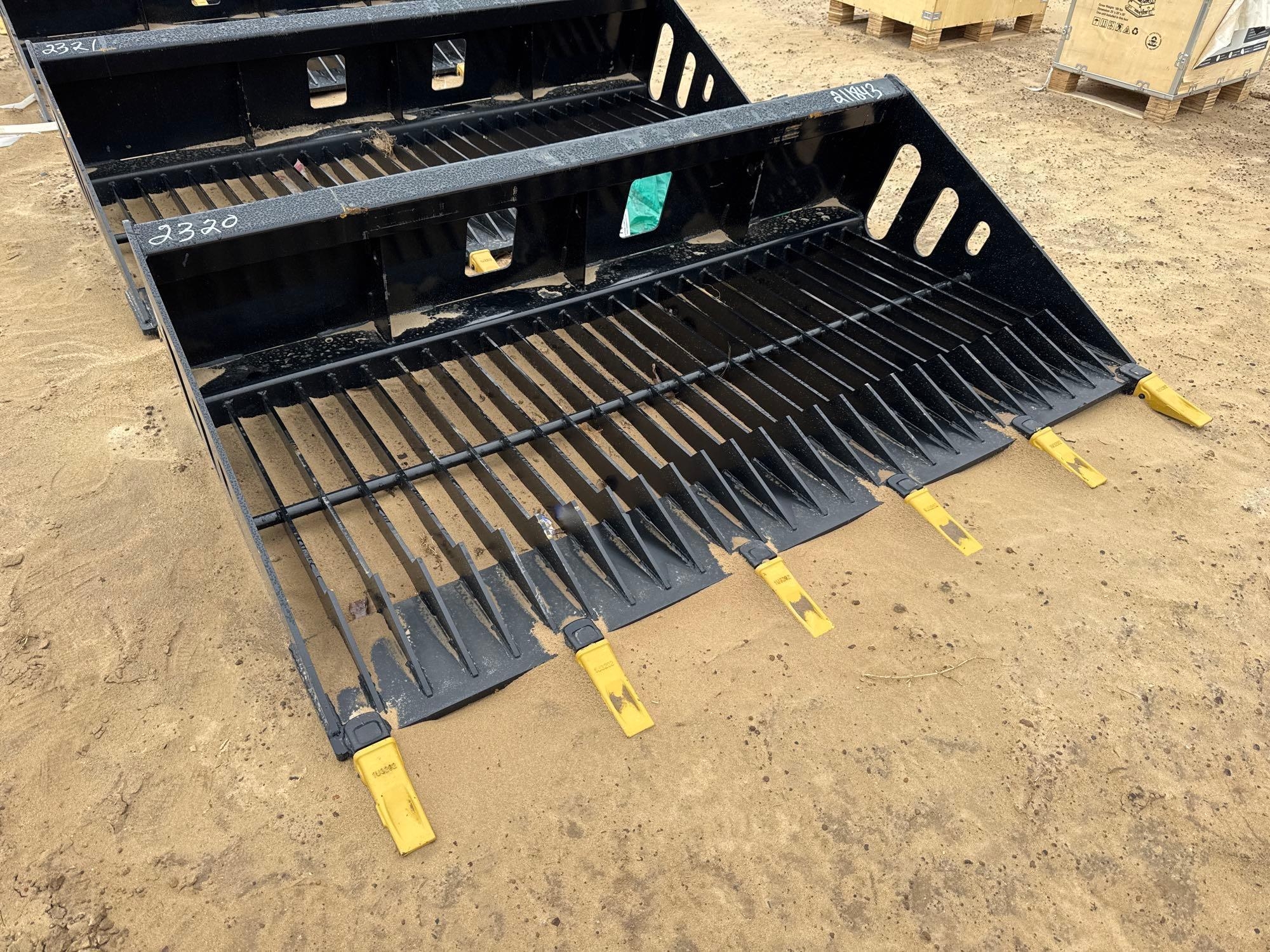 UNUSED WOLVERINE RSB72-72" ROCK SCREENING BUCKET (A64281)