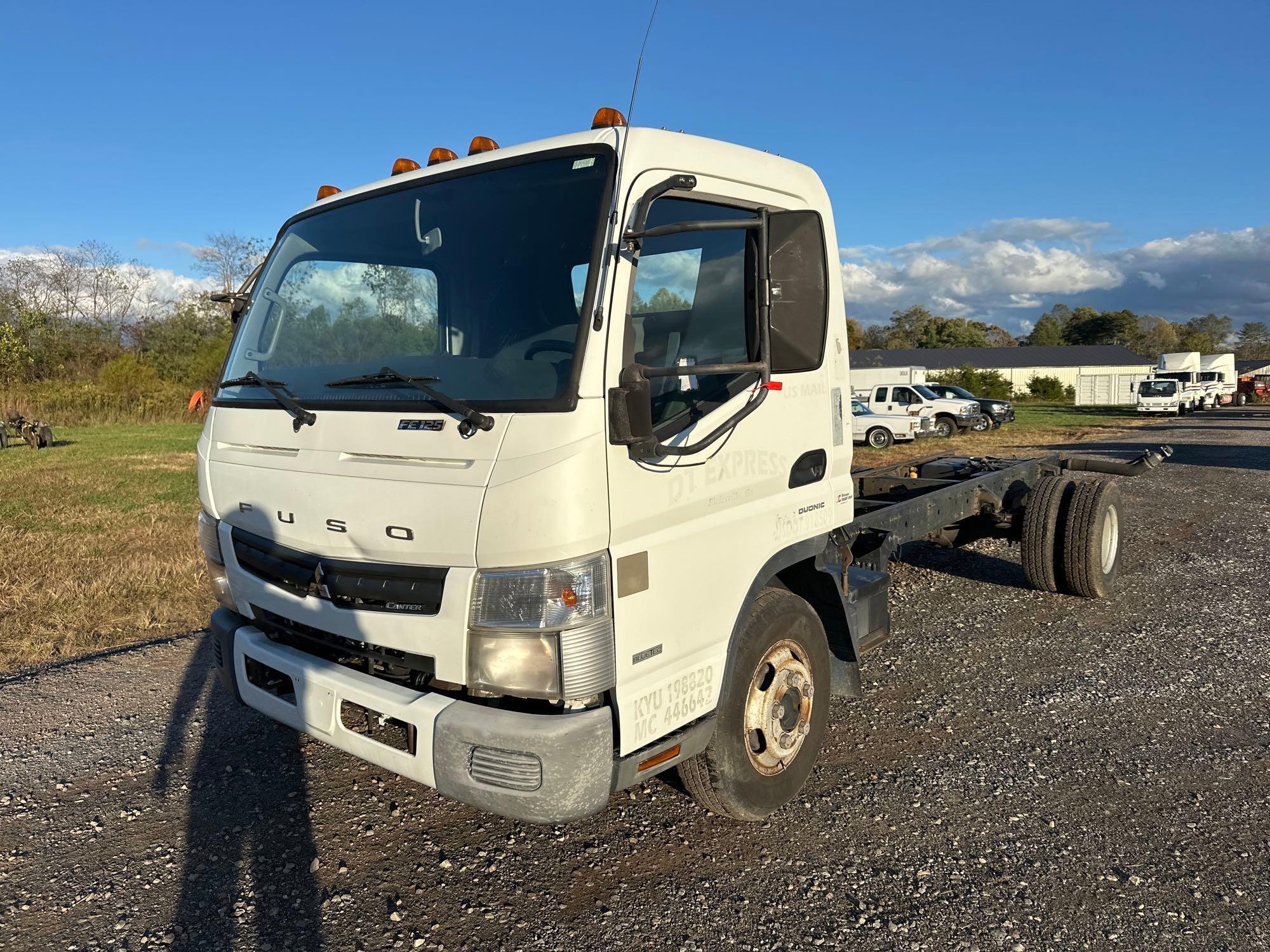 2012 Mitsubishi Fuso FEC52S Cab and Chassis Truck, VIN # JL6AMG1A0CK003828 (A57453)