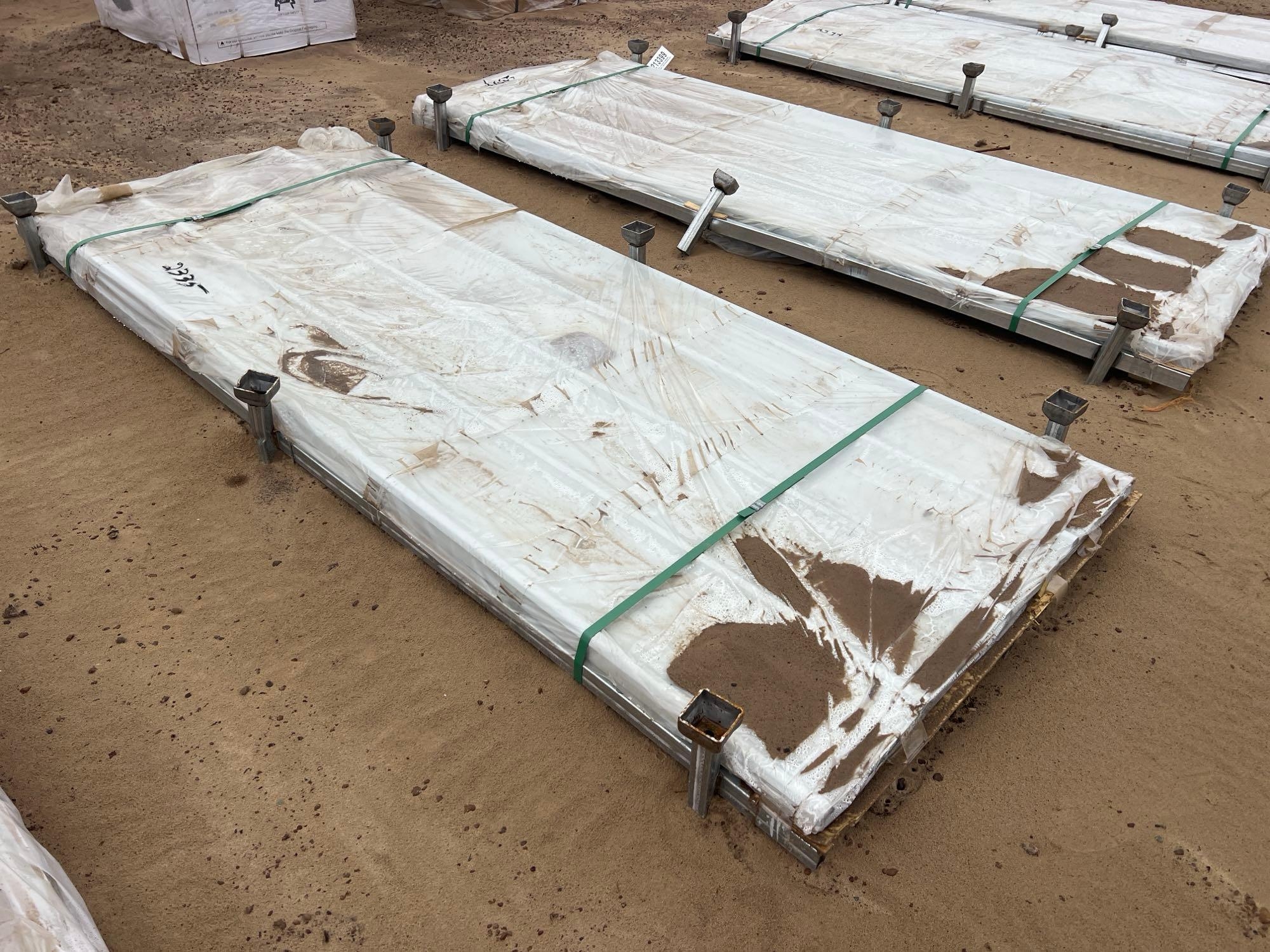 (50) UNUSED 3'x8' CORRUGATED METAL SHEETS (A64281)